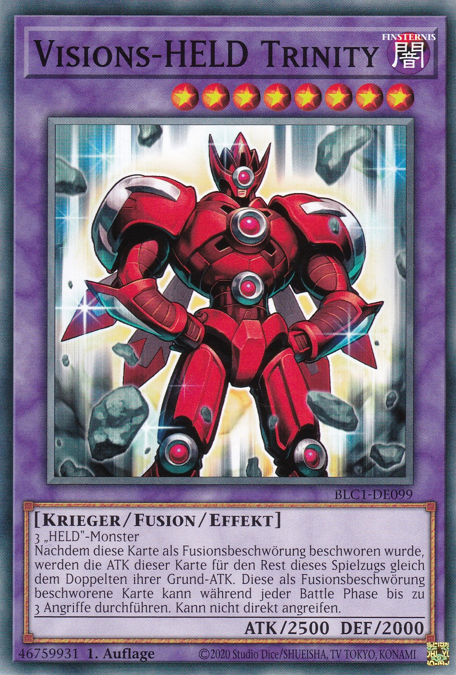 Visions-HELD Trinity - BLC1-DE099 - Common - 1. Auflage - DEUTSCH - Battles of Legends: Chapter 1