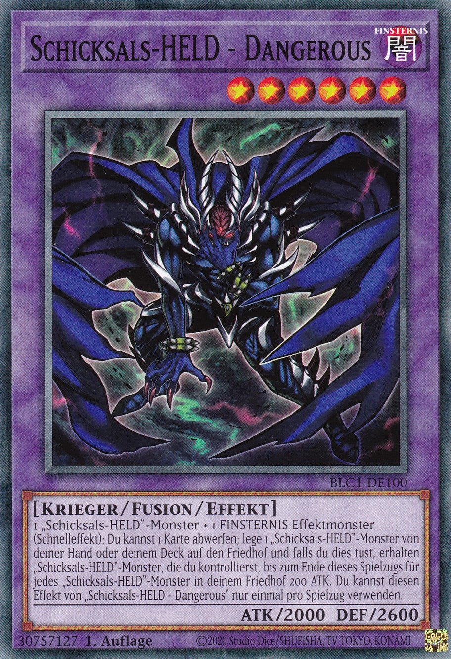 Schicksals-HELD - Dangerous - BLC1-DE100 - Common - 1. Auflage - DEUTSCH - Battles of Legends: Chapter 1