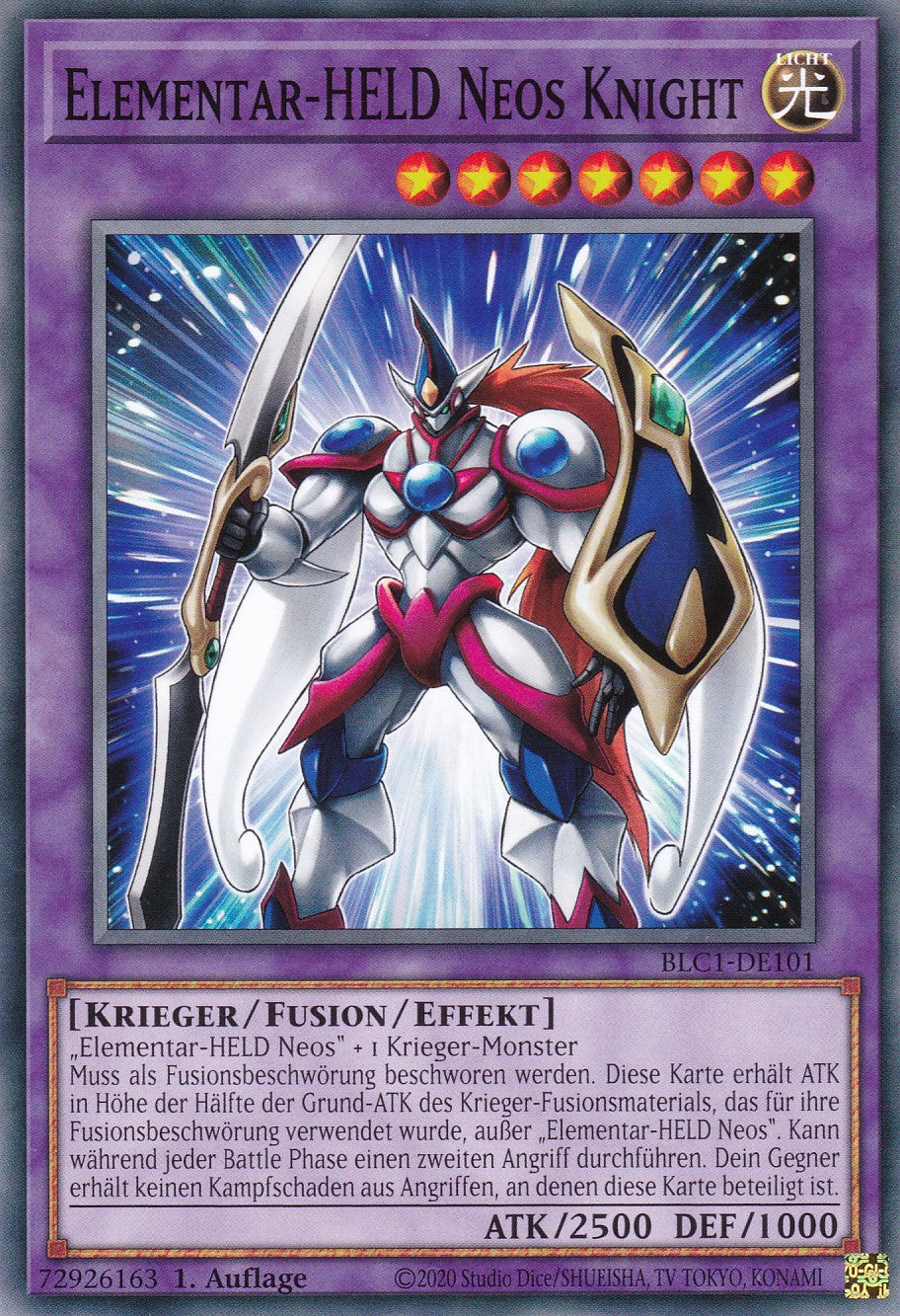 Elementar-HELD Neos Knight - BLC1-DE101 - Common - 1. Auflage - DEUTSCH - Battles of Legends: Chapter 1