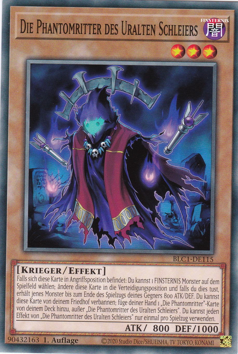 Die Phantomritter des Uralten Schleiers - BLC1-DE115 - Common - 1. Auflage - DEUTSCH - Battles of Legends: Chapter 1