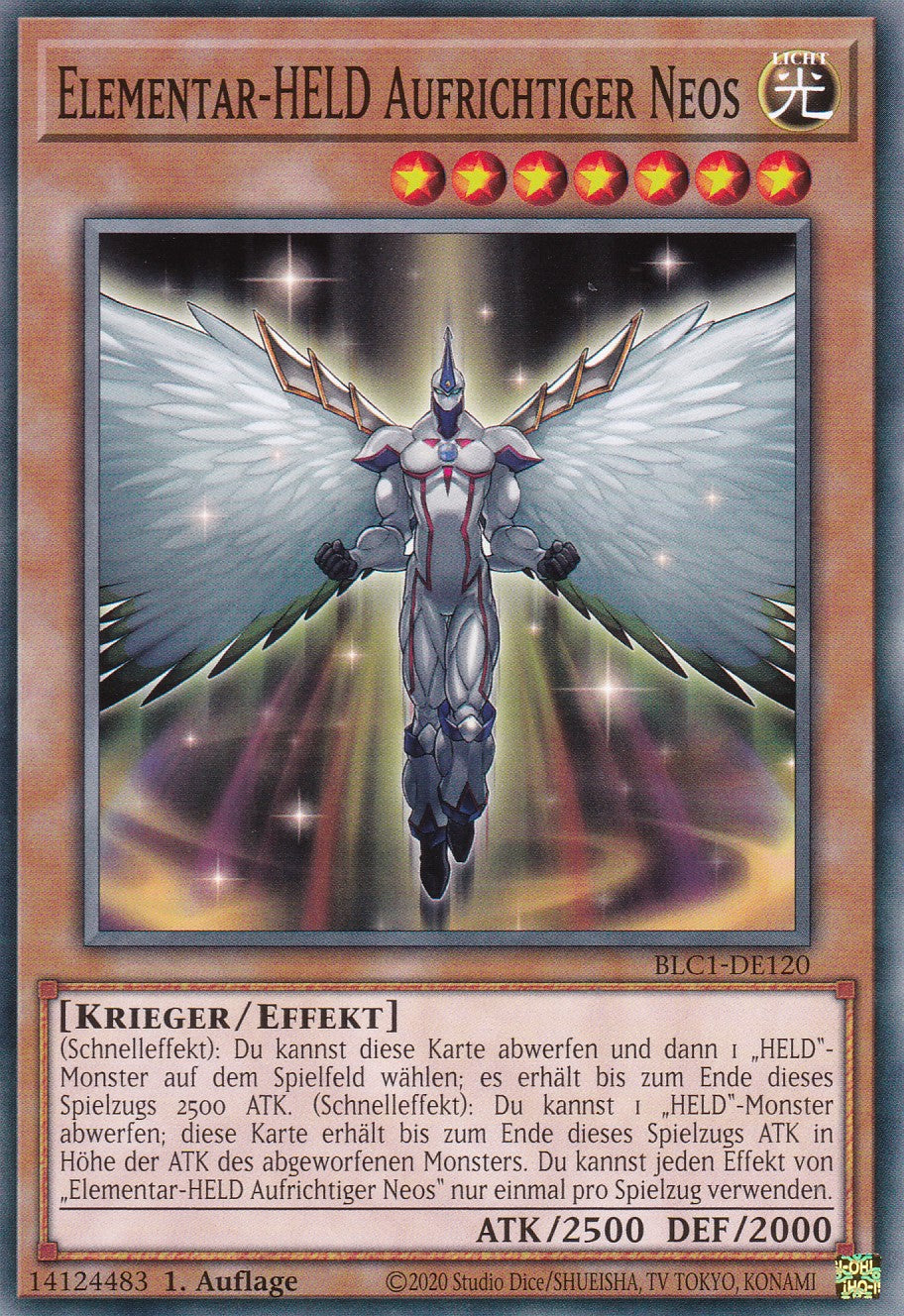Elementar-HELD Aufrichtiger Neos - BLC1-DE120 - Common - 1. Auflage - DEUTSCH - Battles of Legends: Chapter 1