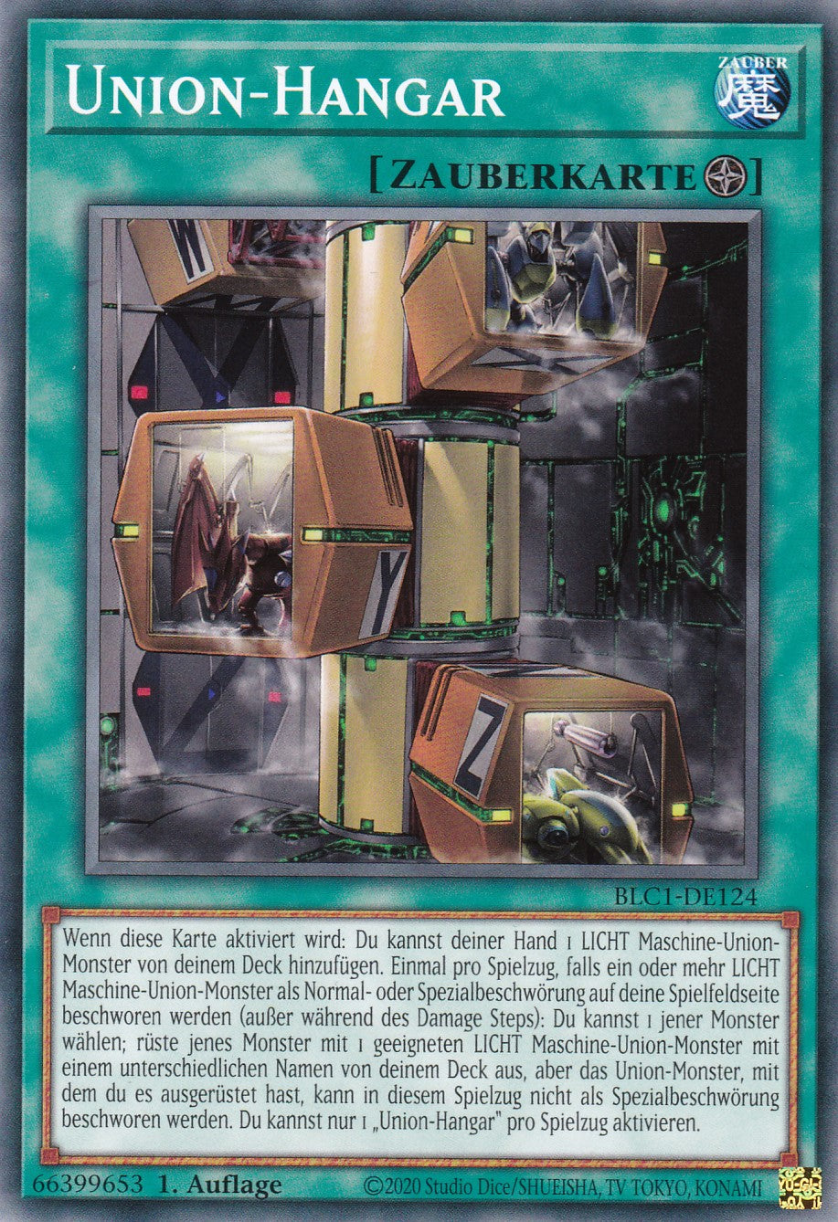 Union-Hangar - BLC1-DE124 - Common - 1. Auflage - DEUTSCH - Battles of Legends: Chapter 1