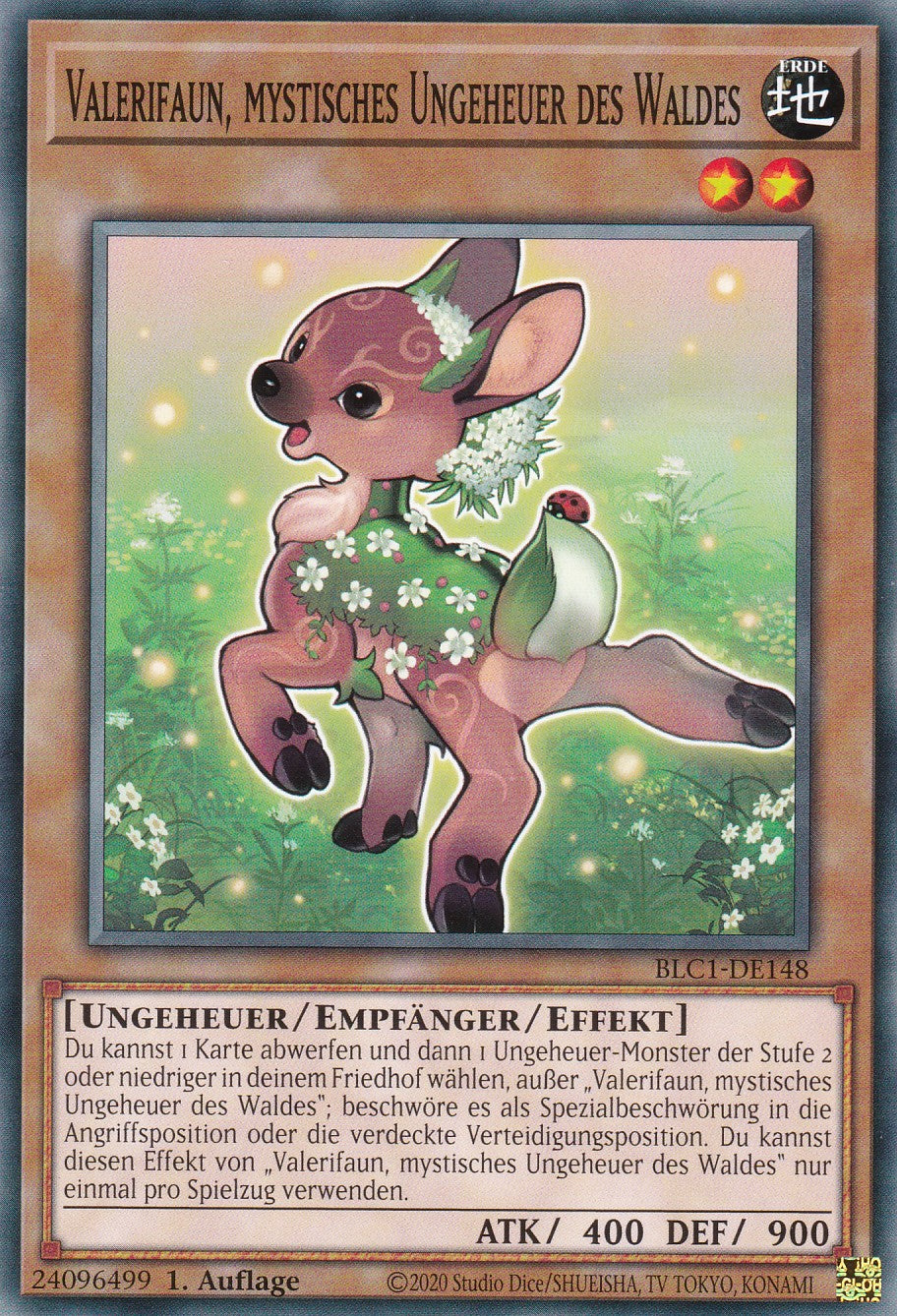 Valerifaun, mystisches Ungeheuer des Waldes - BLC1-DE148 - Common - 1. Auflage - DEUTSCH - Battles of Legends: Chapter 1