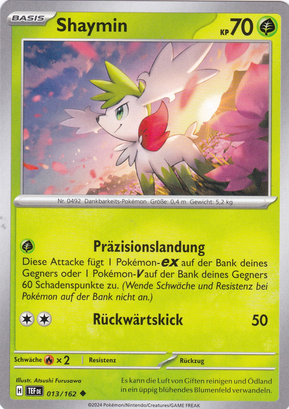 Shaymin - 13 / 218 - Uncommon - Gewalten der Zeit - Pokemon