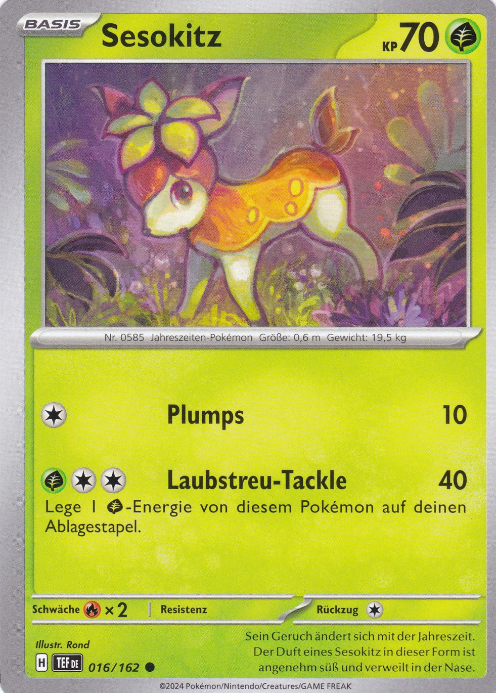 Sesokitz - 16 / 218 - Common - Gewalten der Zeit - Pokemon