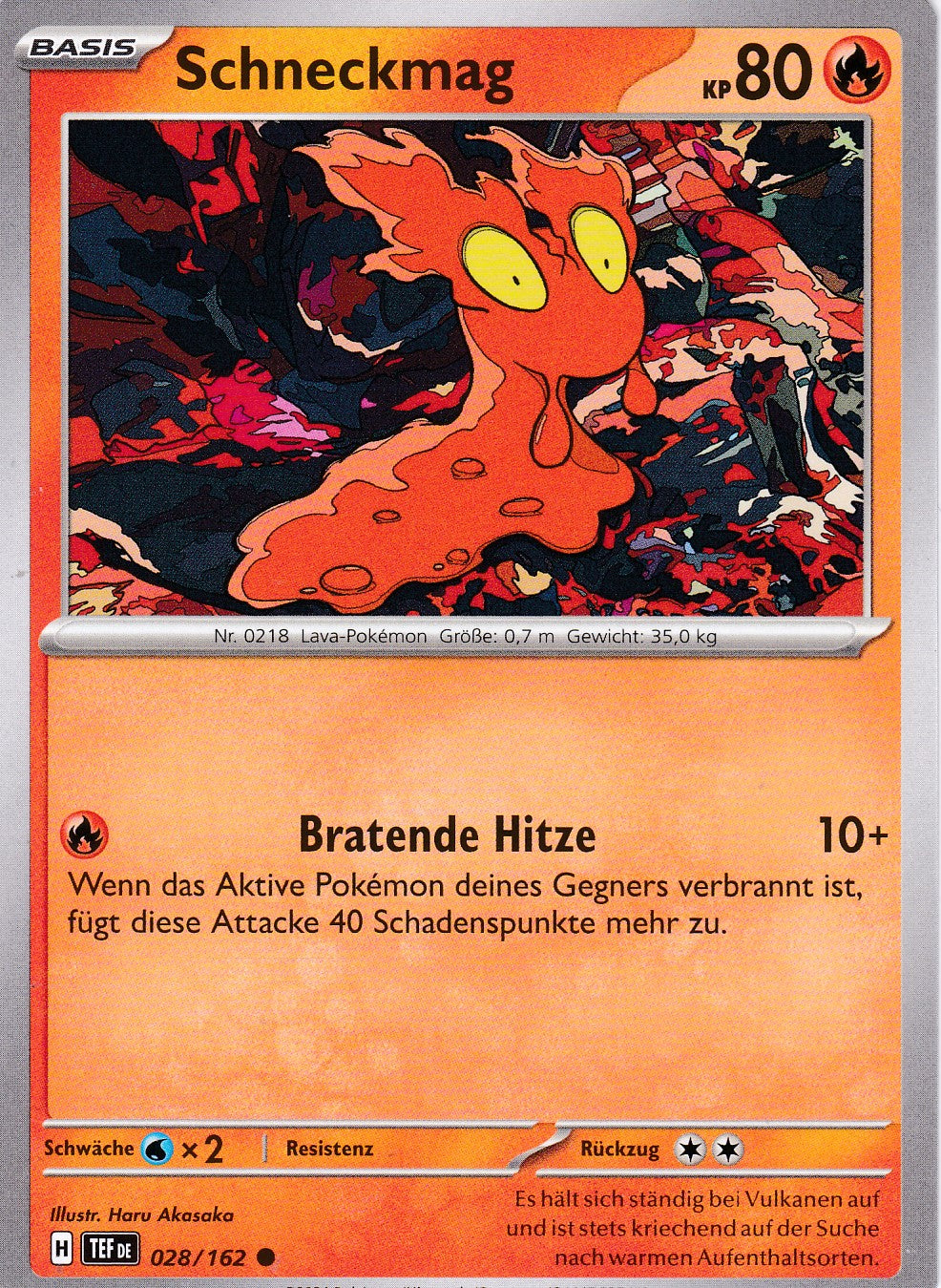 Schneckmag - 28 / 218 - Common - Gewalten der Zeit - Pokemon