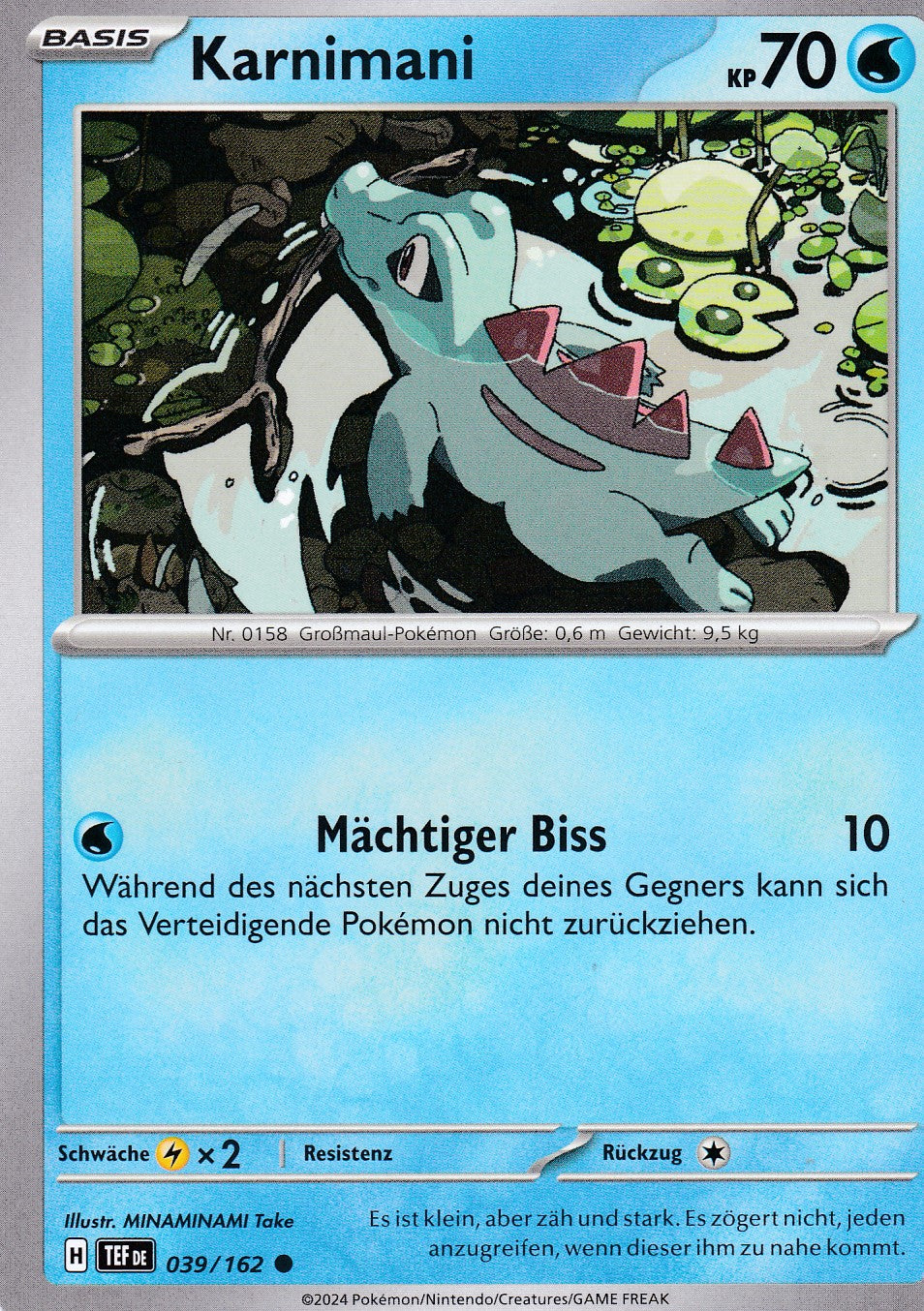 Karnimani - 39 / 218 - Common - Gewalten der Zeit - Pokemon