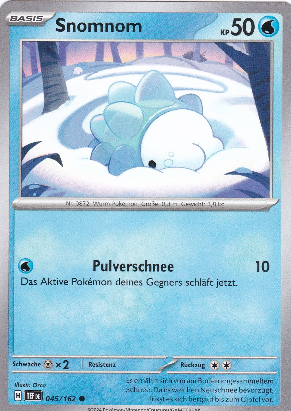 Snomnom - 45 / 218 - Common - Gewalten der Zeit - Pokemon