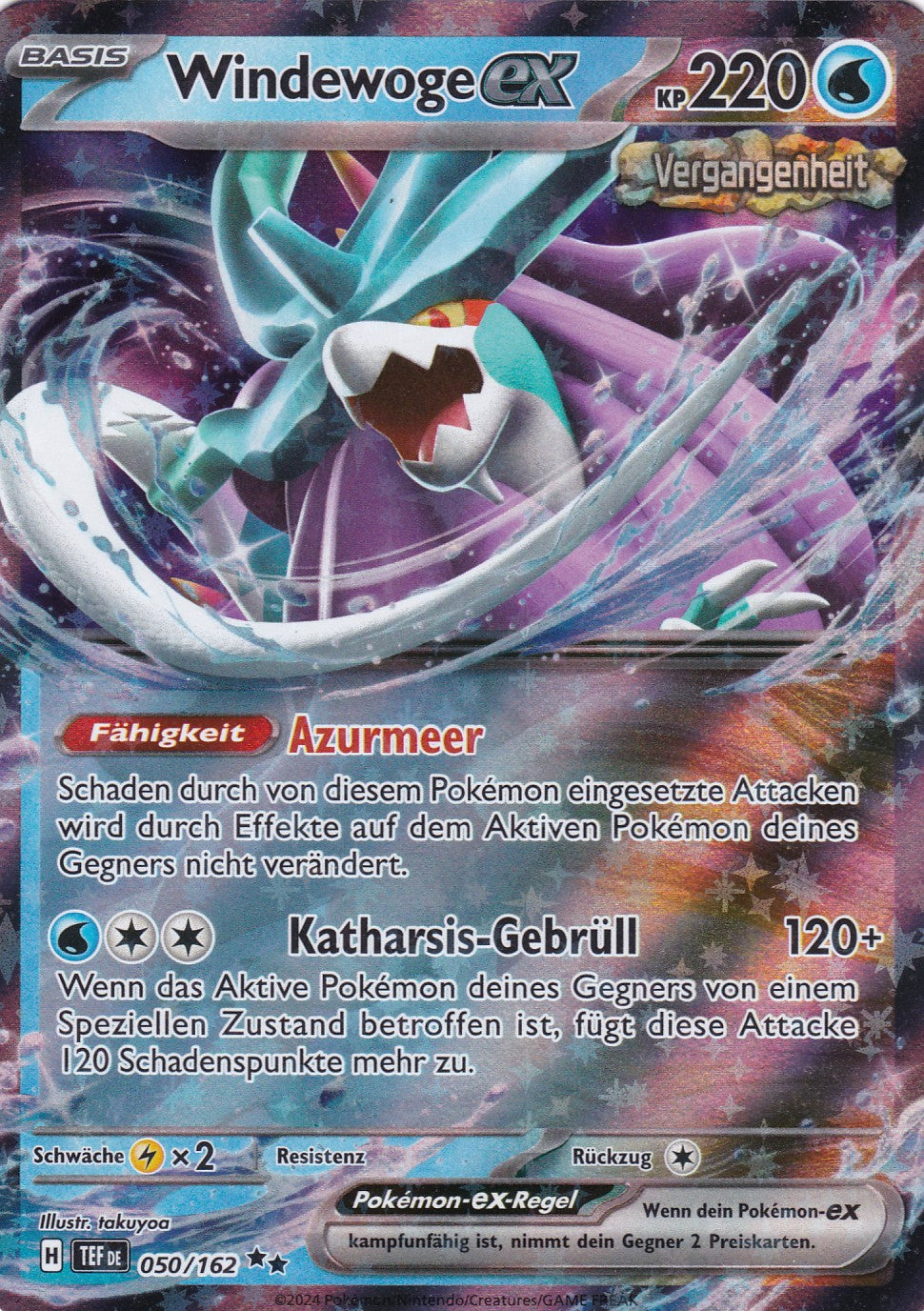 Windewoge ex - 50 / 218 - Double Rare - Gewalten der Zeit - Pokemon