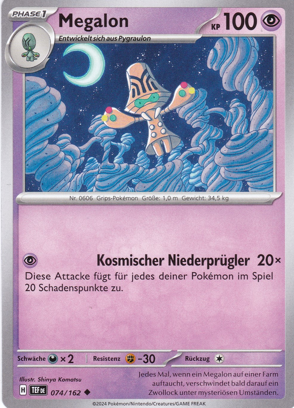 Megalon - 74 / 218 - Uncommon - Gewalten der Zeit - Pokemon