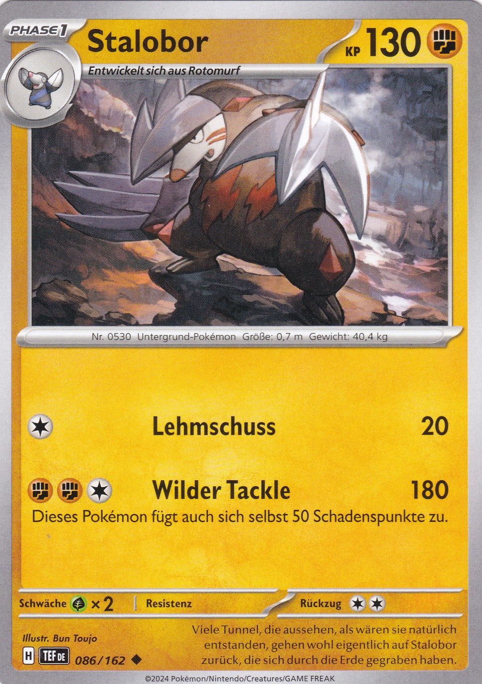 Stalobor - 86 / 218 - Uncommon - Gewalten der Zeit - Pokemon