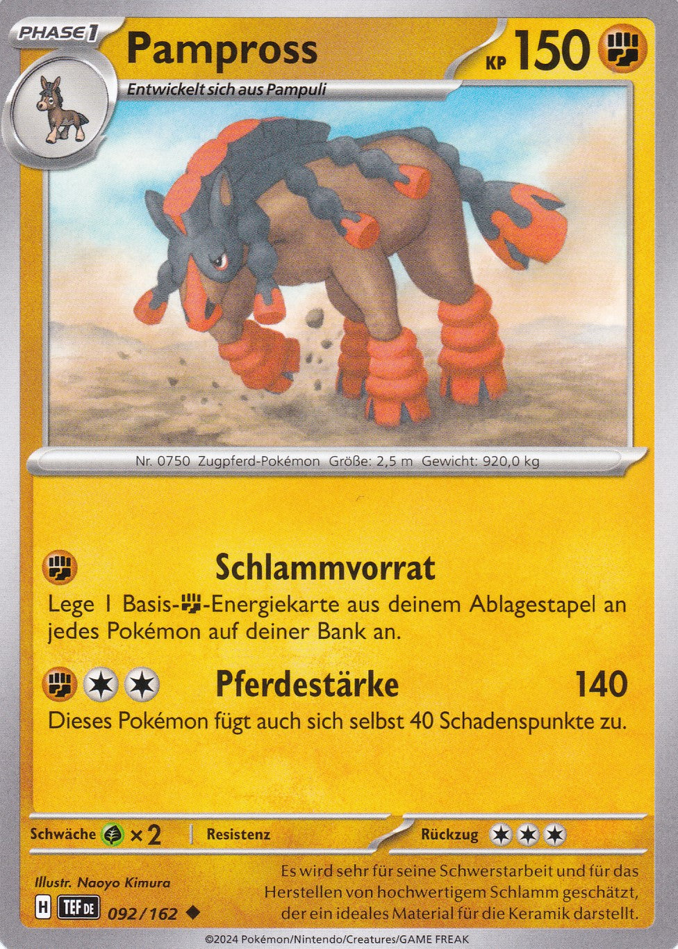 Pampross - 92 / 218 - Uncommon - Gewalten der Zeit - Pokemon