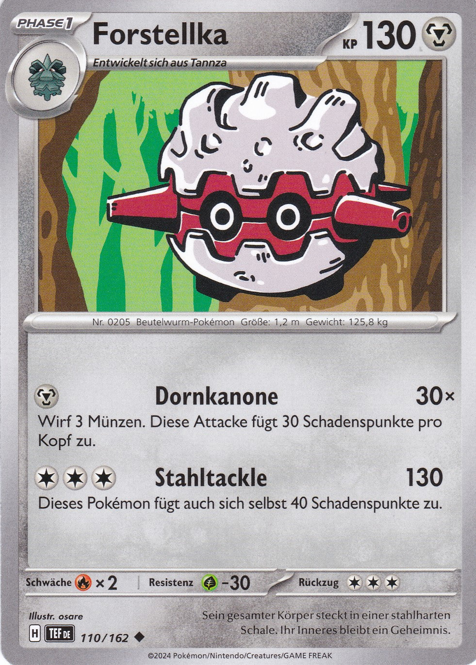 Forstellka - 110 / 218 - Uncommon - Gewalten der Zeit - Pokemon