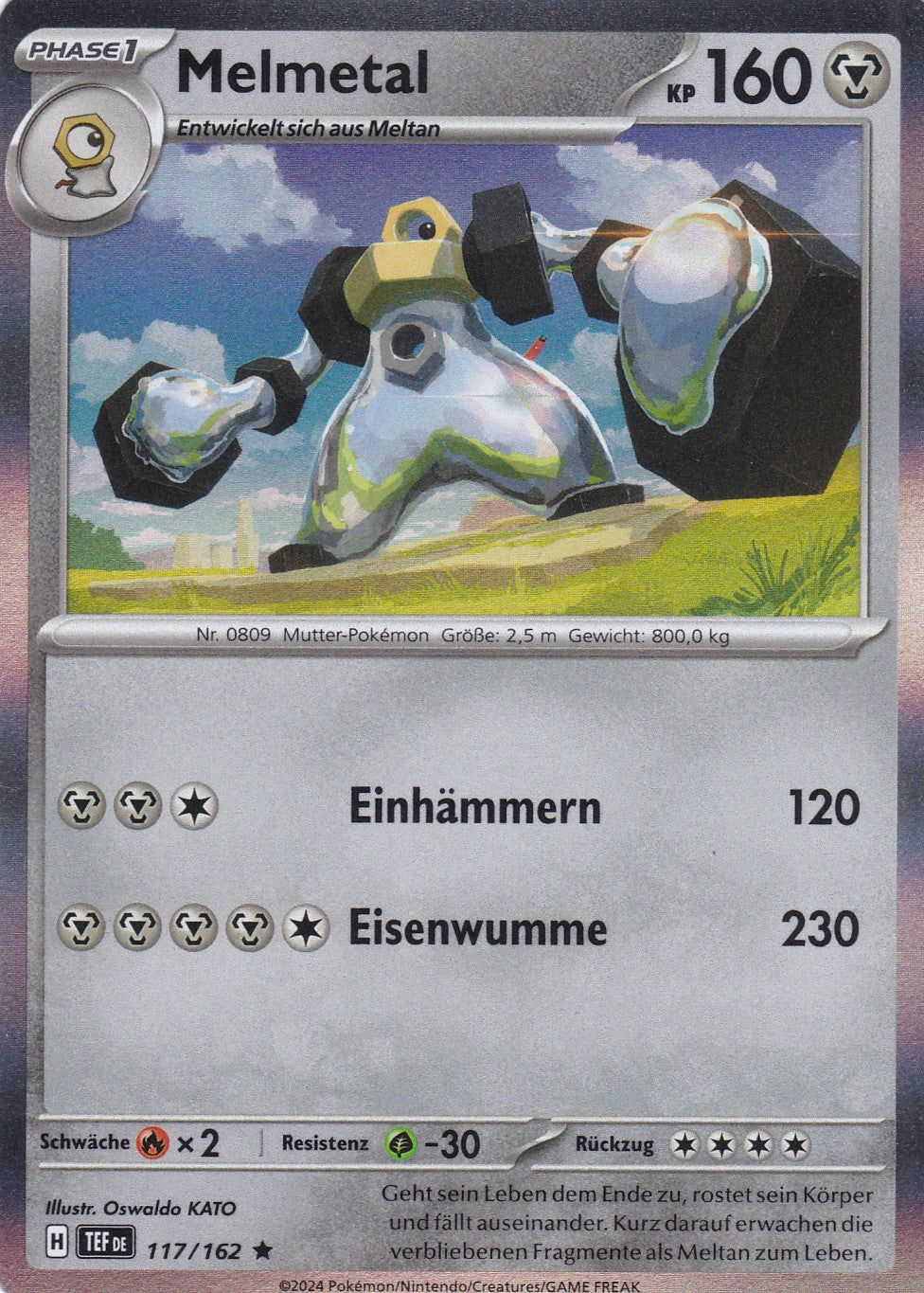 Melmetal - 117 / 218 - Rare - Gewalten der Zeit - Pokemon