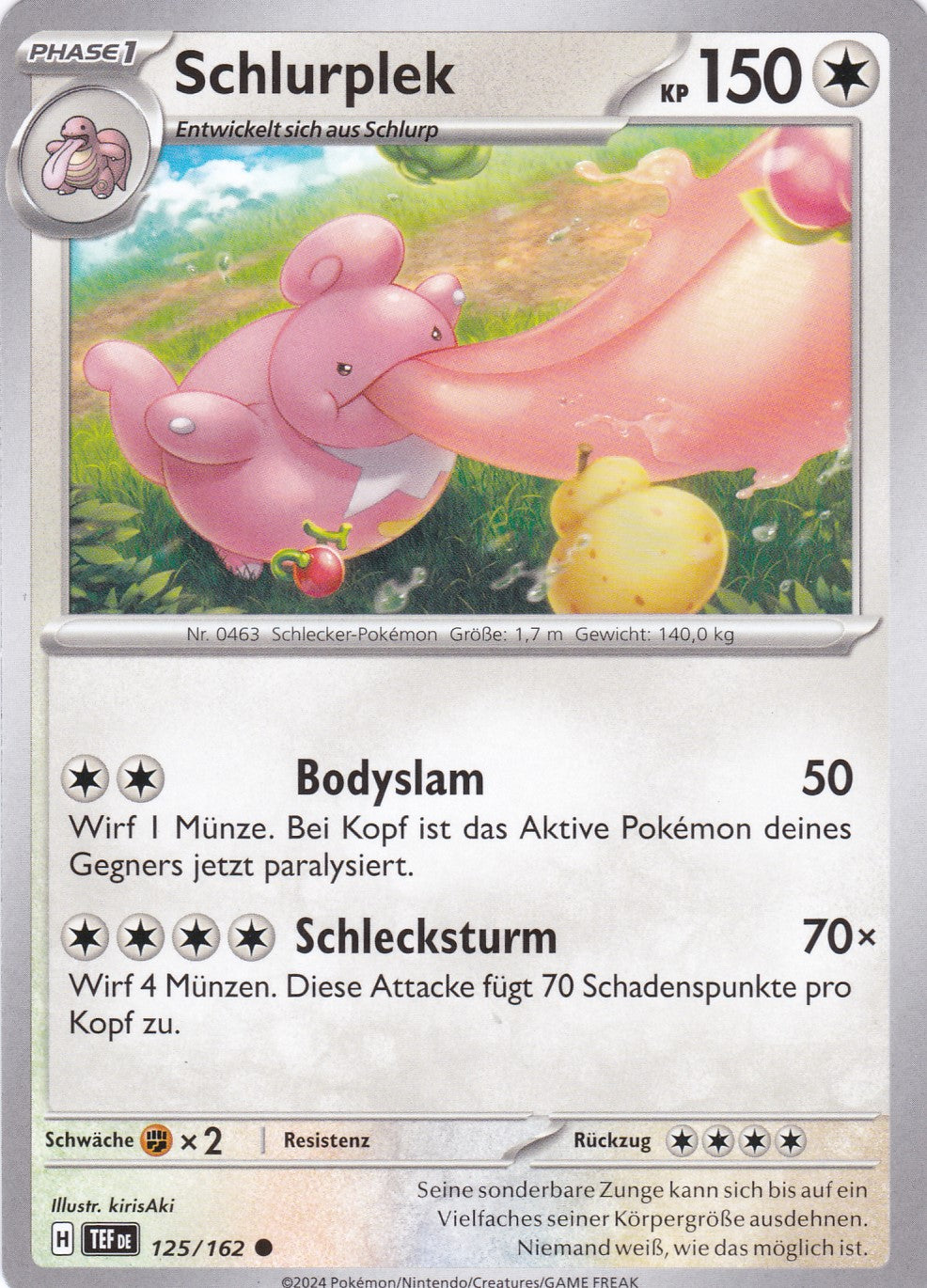 Schlurplek - 125 / 218 - Common - Gewalten der Zeit - Pokemon