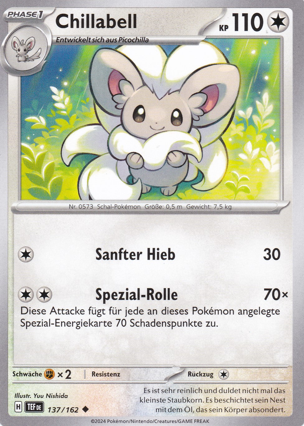 Chillabell - 137 / 218 - Common - Gewalten der Zeit - Pokemon