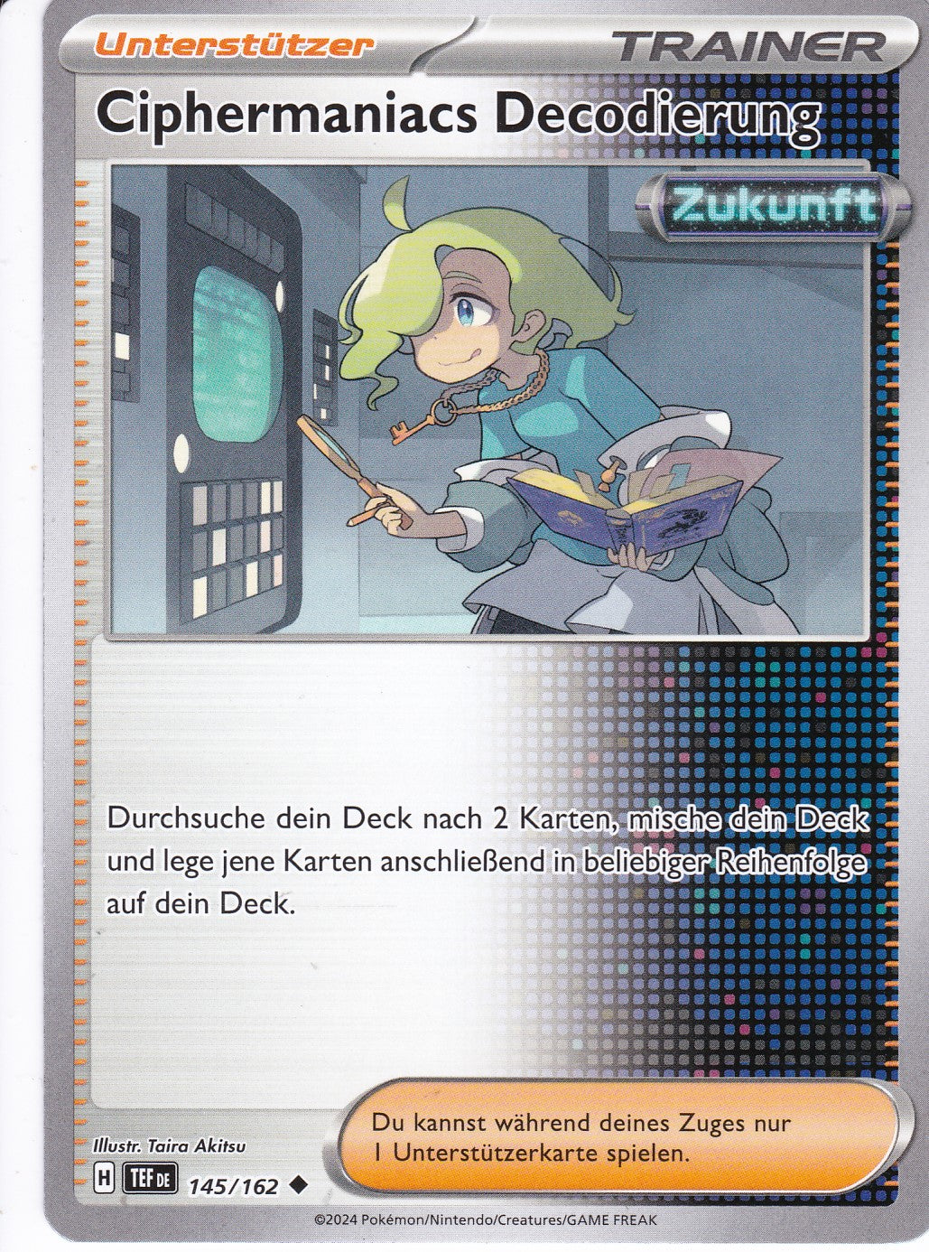 Ciphermaniacs Decodierung - 145 / 218 - Uncommon - Gewalten der Zeit - Pokemon