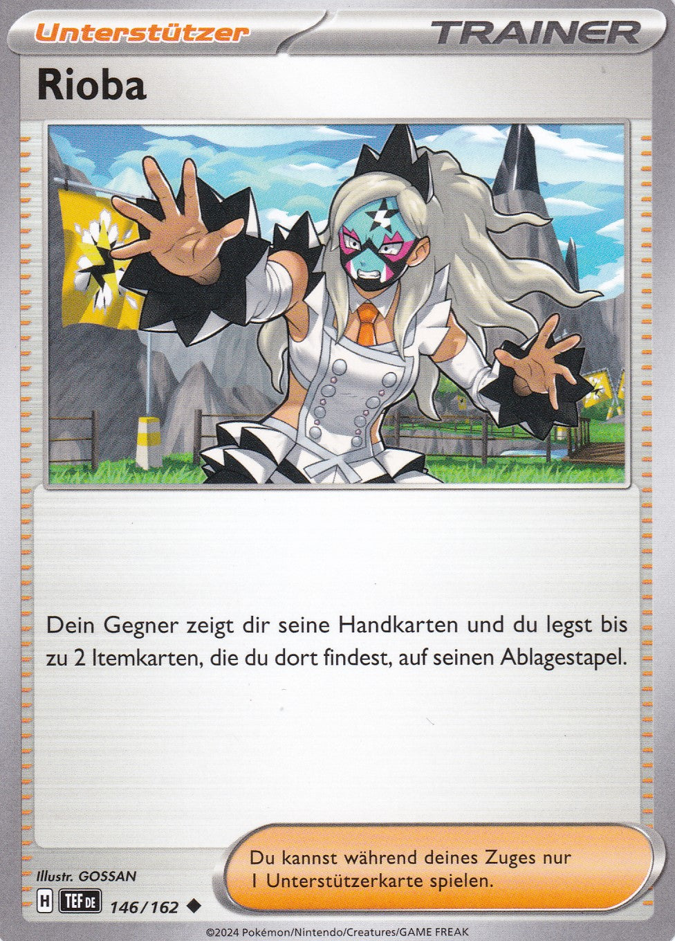 Rioba - 146 / 218 - Uncommon - Gewalten der Zeit - Pokemon