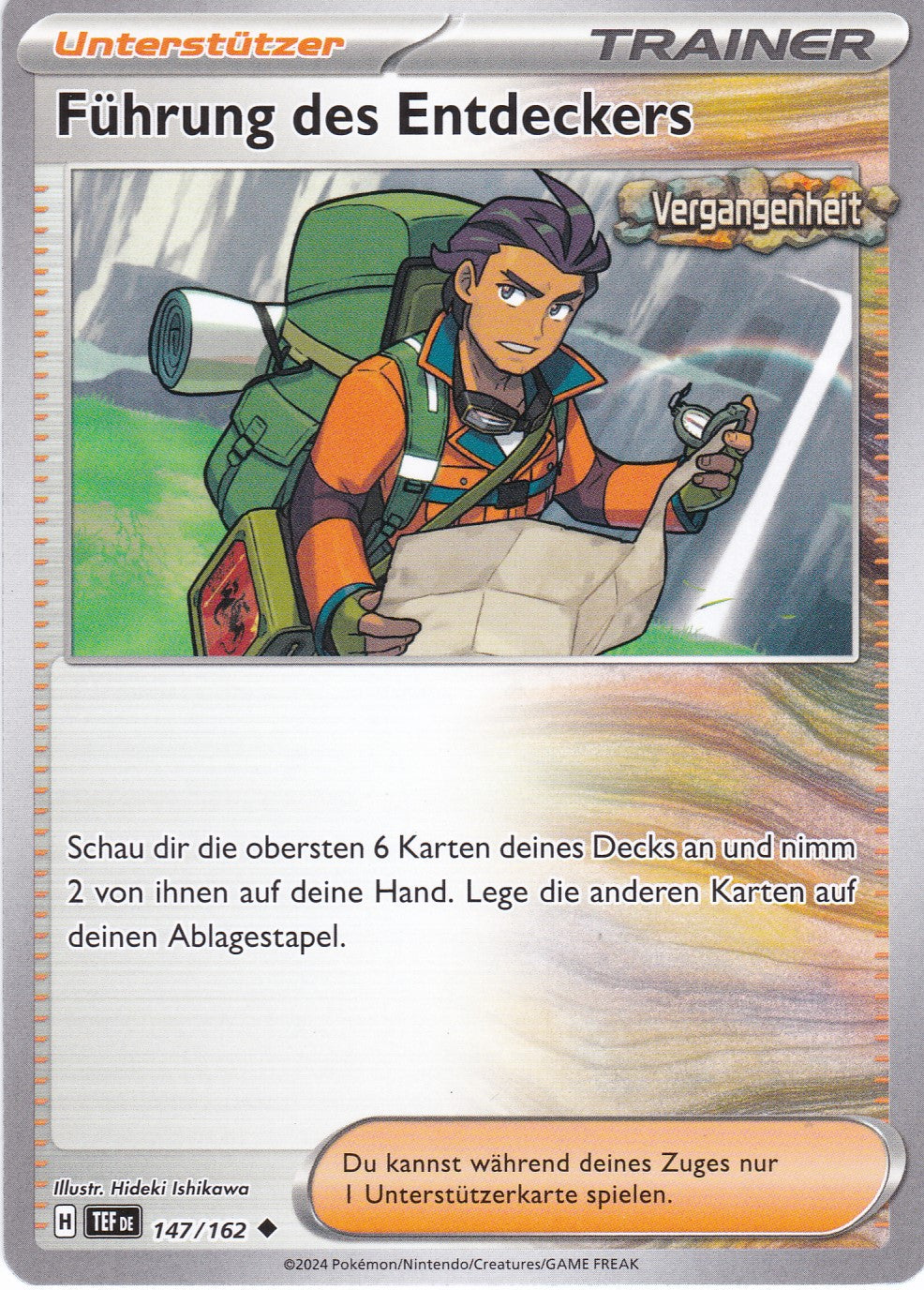 Führung des Entdeckers - 147 / 218 - Uncommon - Gewalten der Zeit - Pokemon