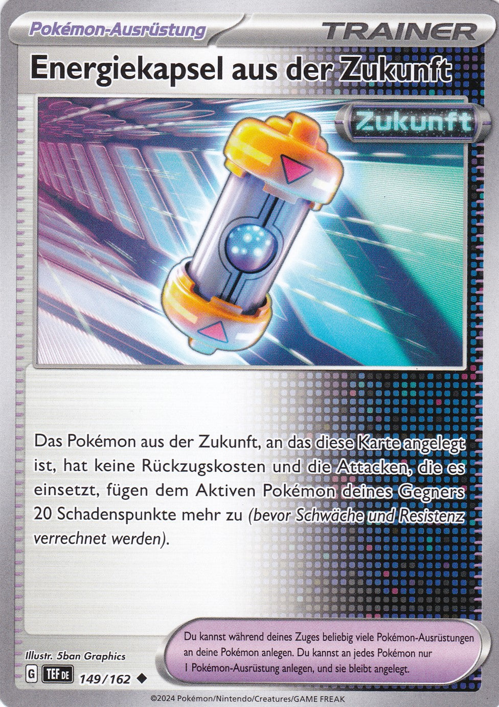Energiekapsel aus der Zukunft - 149 / 218 - Uncommon - Gewalten der Zeit - Pokemon