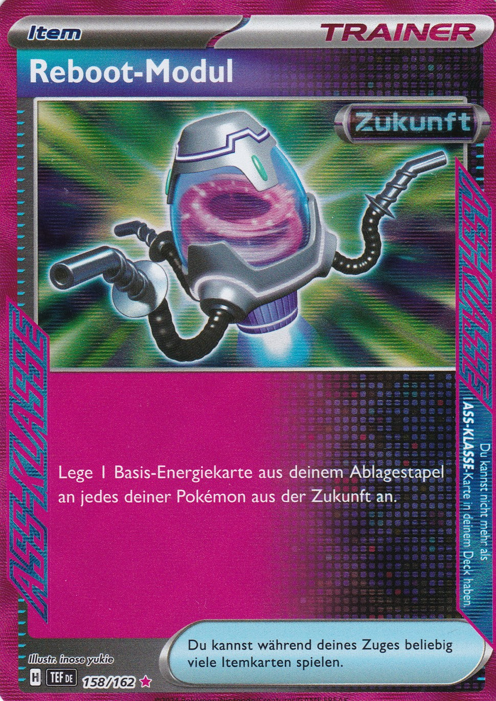 Reboot-Modul - 158 / 218 - ACE Rare - Gewalten der Zeit - Pokemon