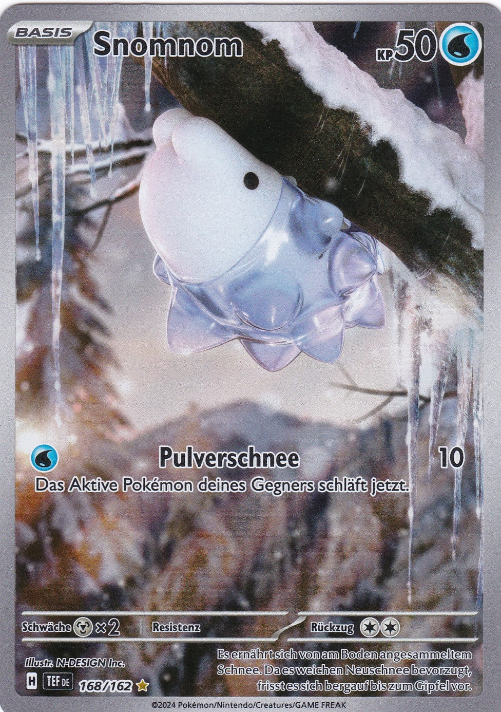 Snomnom - 168 / 218 - Illustration Rare - Gewalten der Zeit - Pokemon