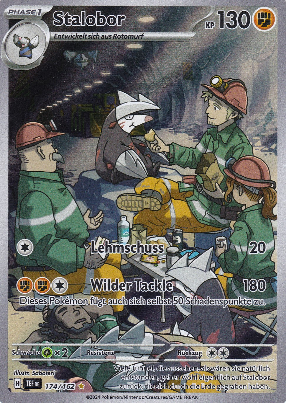 Stalobor - 174 / 218 - Illustration Rare - Gewalten der Zeit - Pokemon