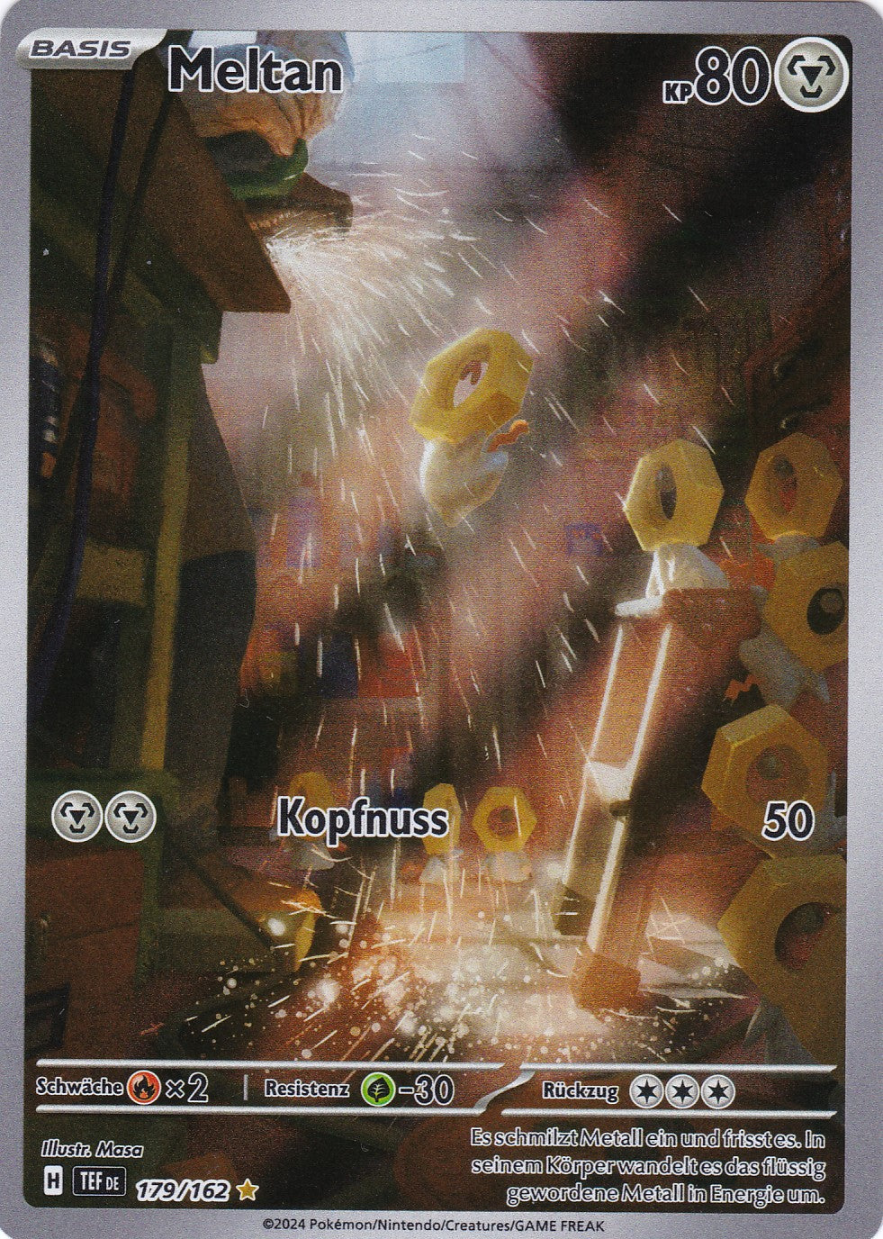 Meltan - 179 / 218 - Illustration Rare - Gewalten der Zeit - Pokemon