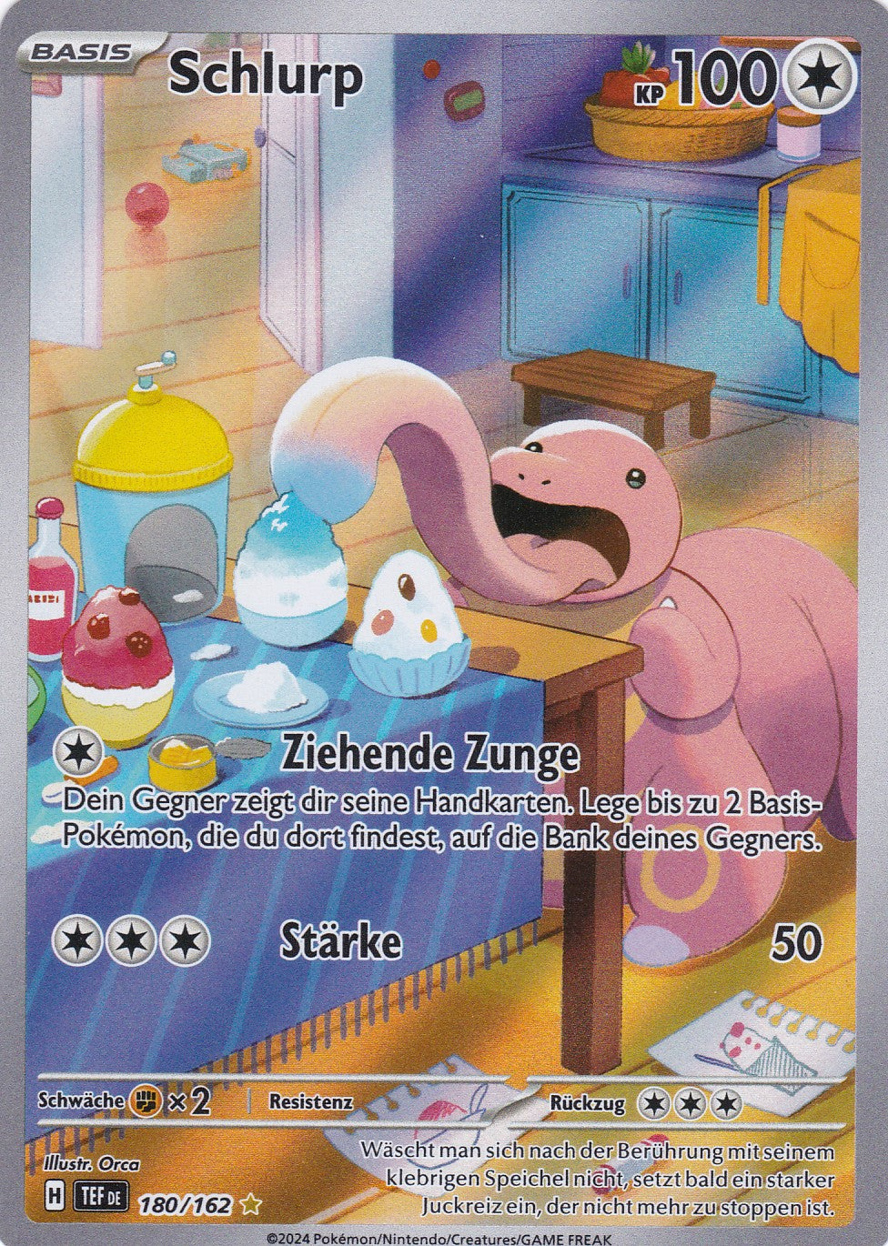 Schlurp - 180 / 218 - Illustration Rare - Gewalten der Zeit - Pokemon