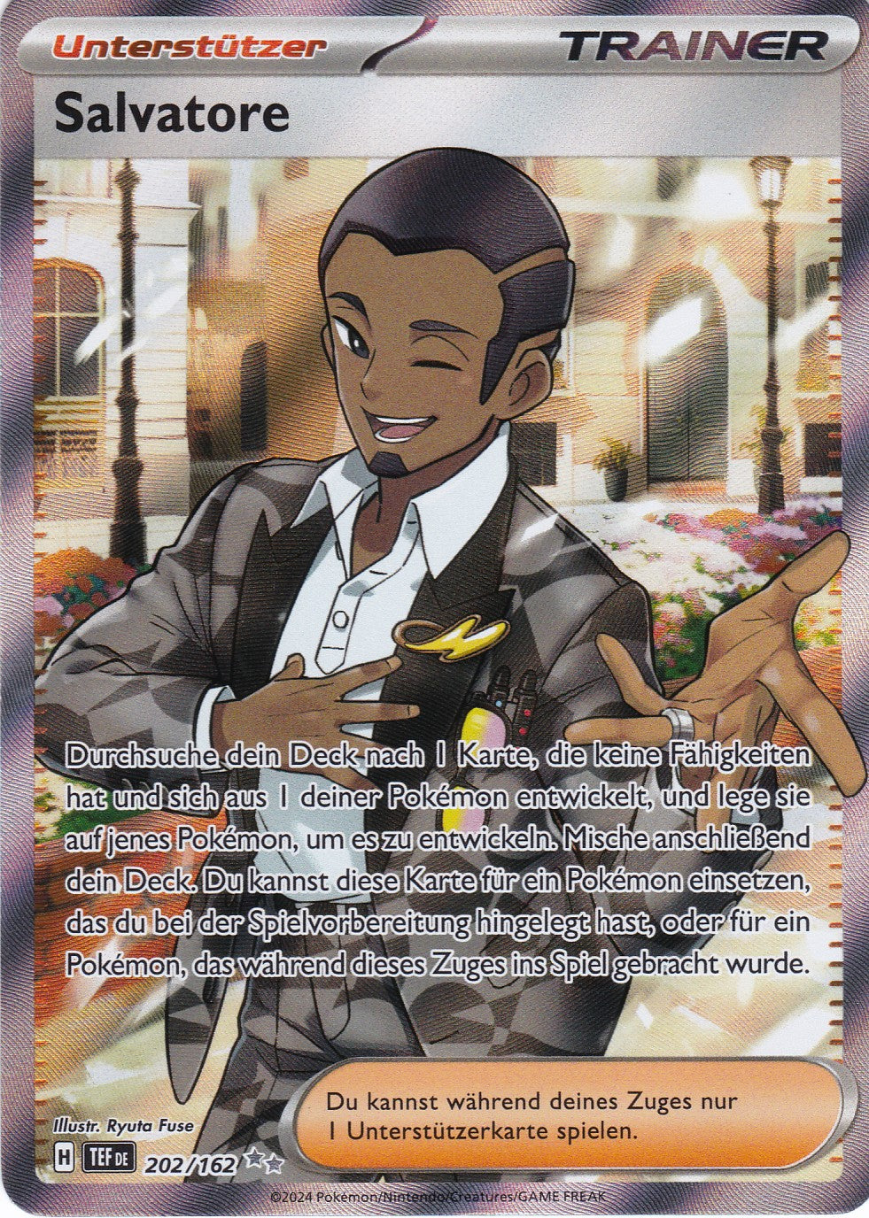 Salvatore - 202 / 218 - Ultra Rare - Gewalten der Zeit - Pokemon