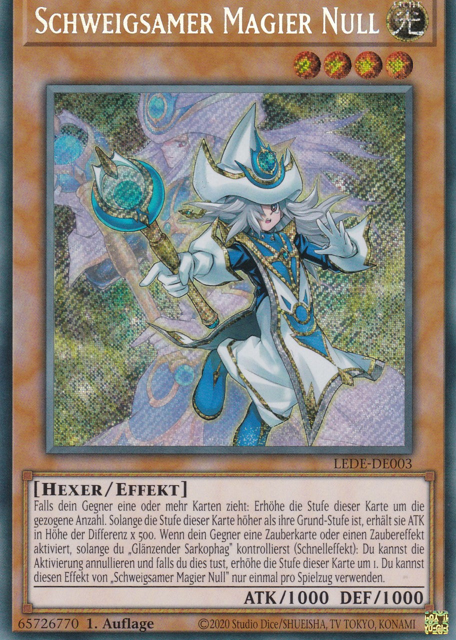 Schweigsamer Magier Null - Secret Rare - Deutsch - 1. Auflage - LEDE-DE003 - Legacy of Destruction