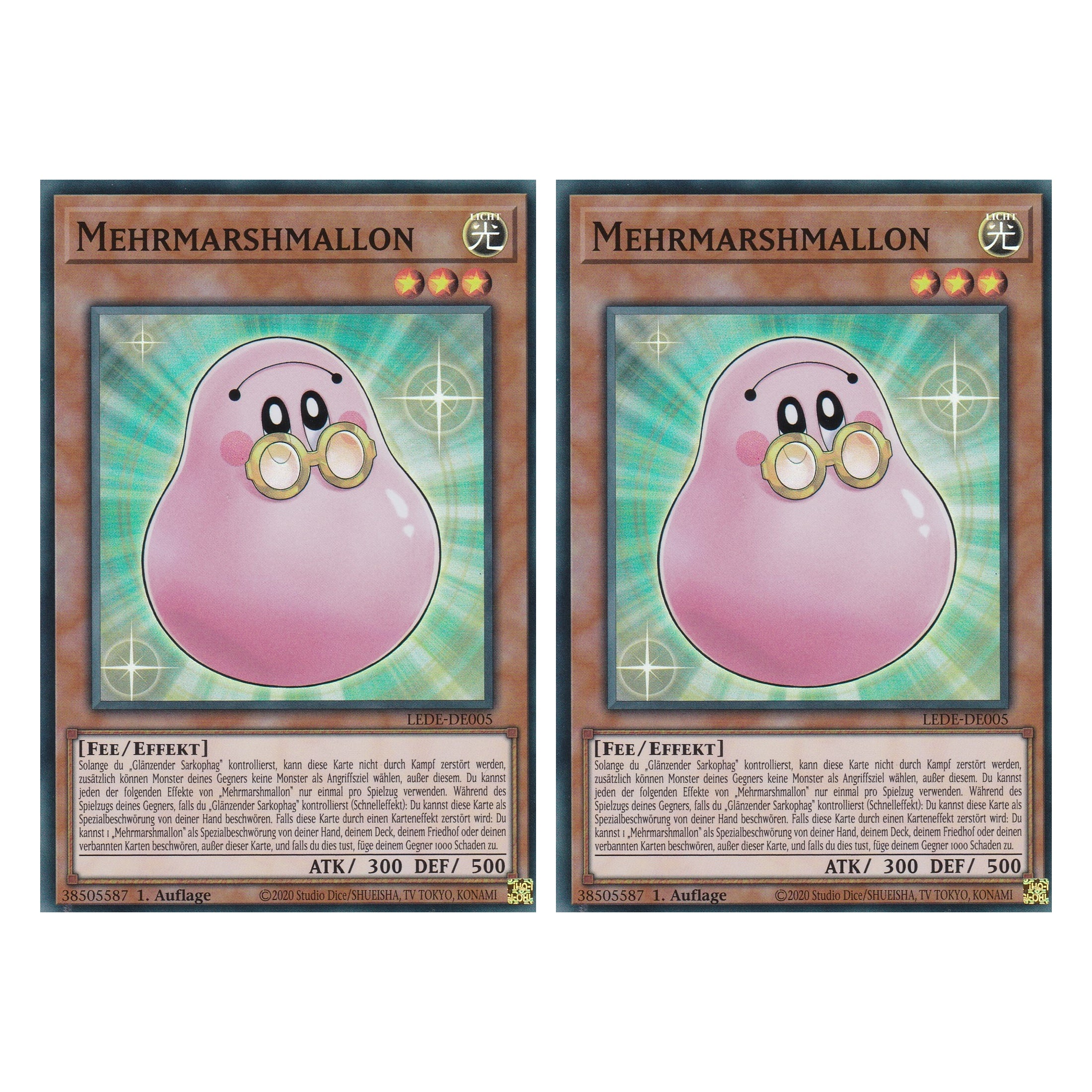 Mehrmarshmallon - LEDE-DE005 - Super Rare - Deutsch - 1. Auflage - Legacy of Destruction - Duo Set (2 Stück) - Yu-Gi-Oh!