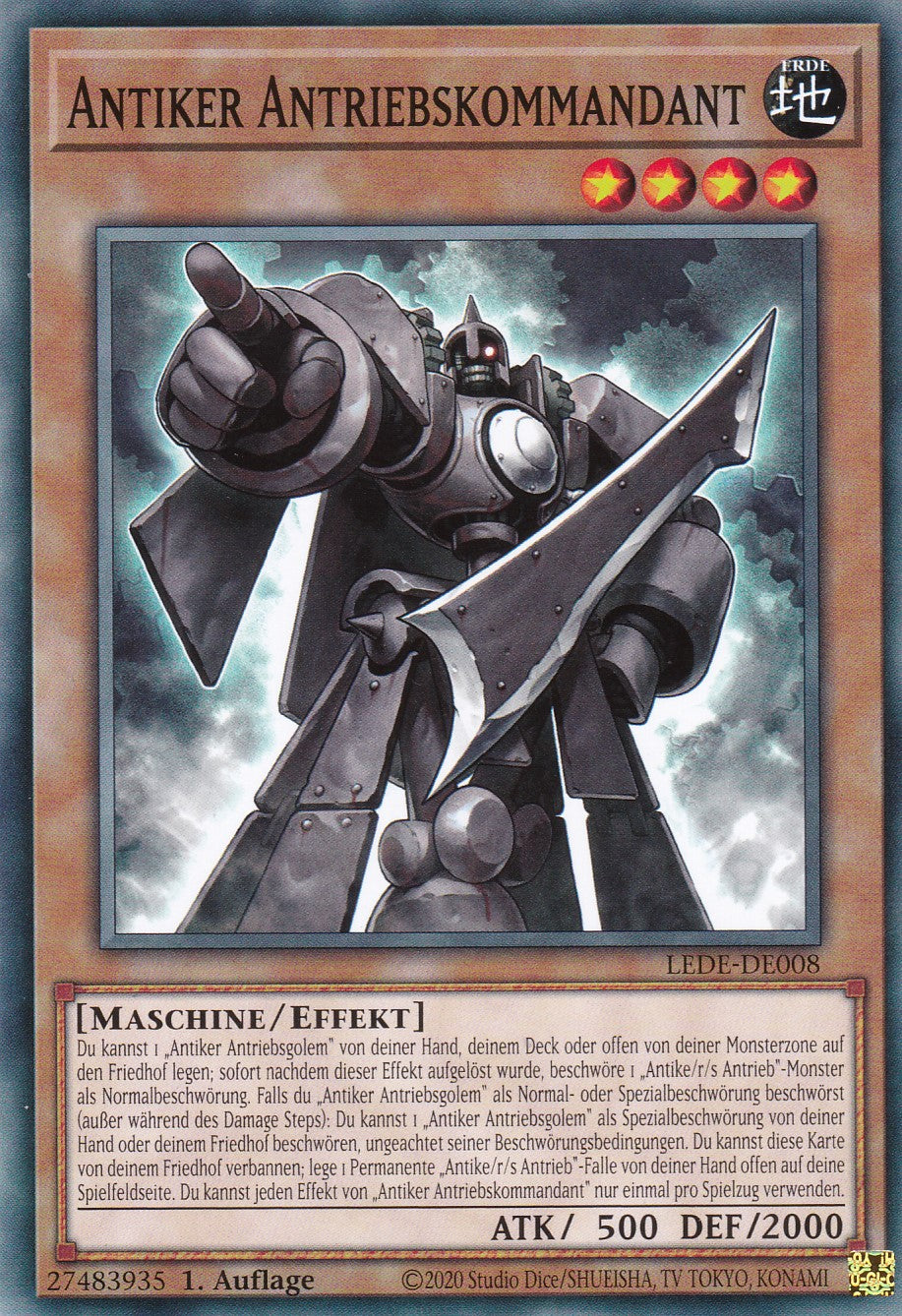 Antiker Antriebskommandant - Common - Deutsch - 1. Auflage - LEDE-DE008 - Legacy of Destruction