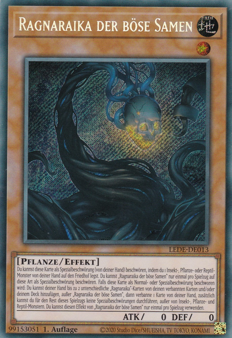 Ragnaraika der Böse Sameen - Secret Rare - Deutsch - 1. Auflage - LEDE-DE013 - Legacy of Destruction