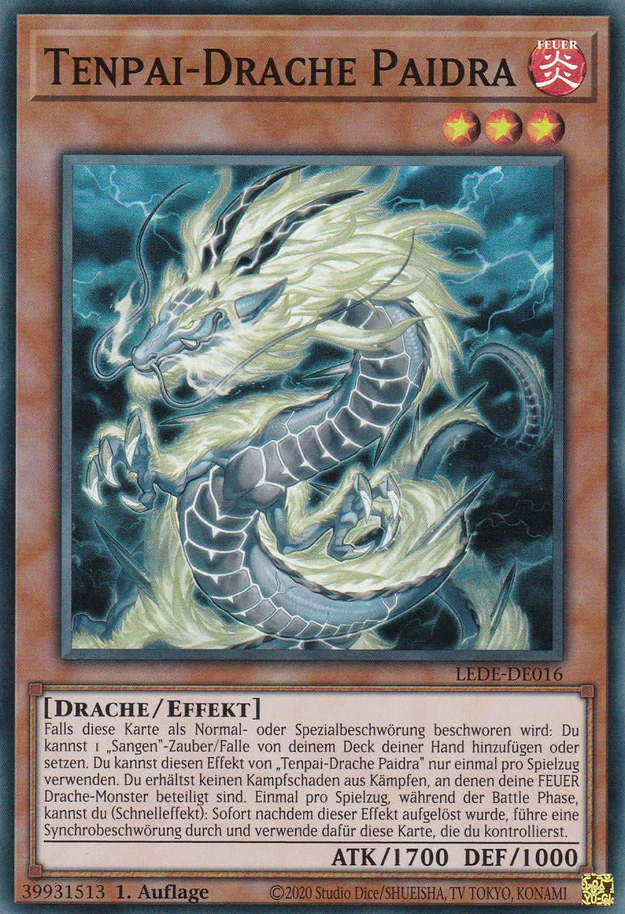 Tenpai-Drache Paidra - Super Rare - Deutsch - 1. Auflage - LEDE-DE016 - Legacy of Destruction