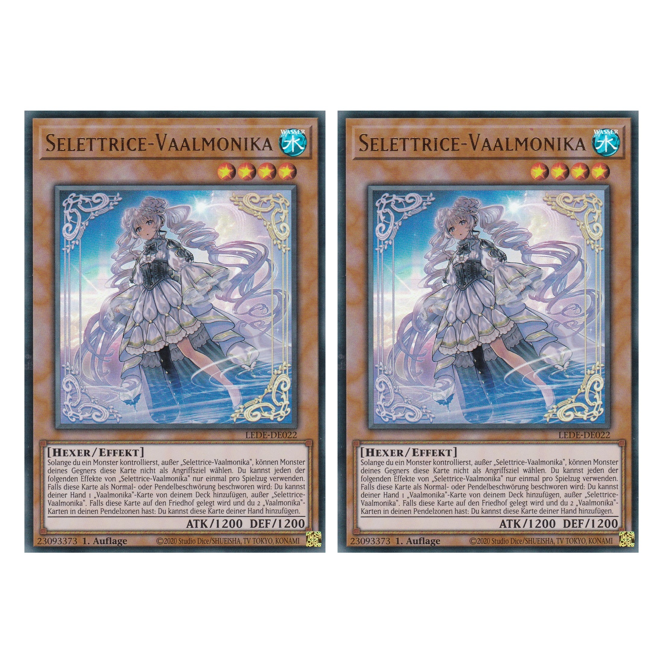 Selettrice-Vaalmonika - LEDE-DE022 - Ultra Rare - Deutsch - 1. Auflage - Legacy of Destruction - Duo Set (2 Stück) - Yu-Gi-Oh!