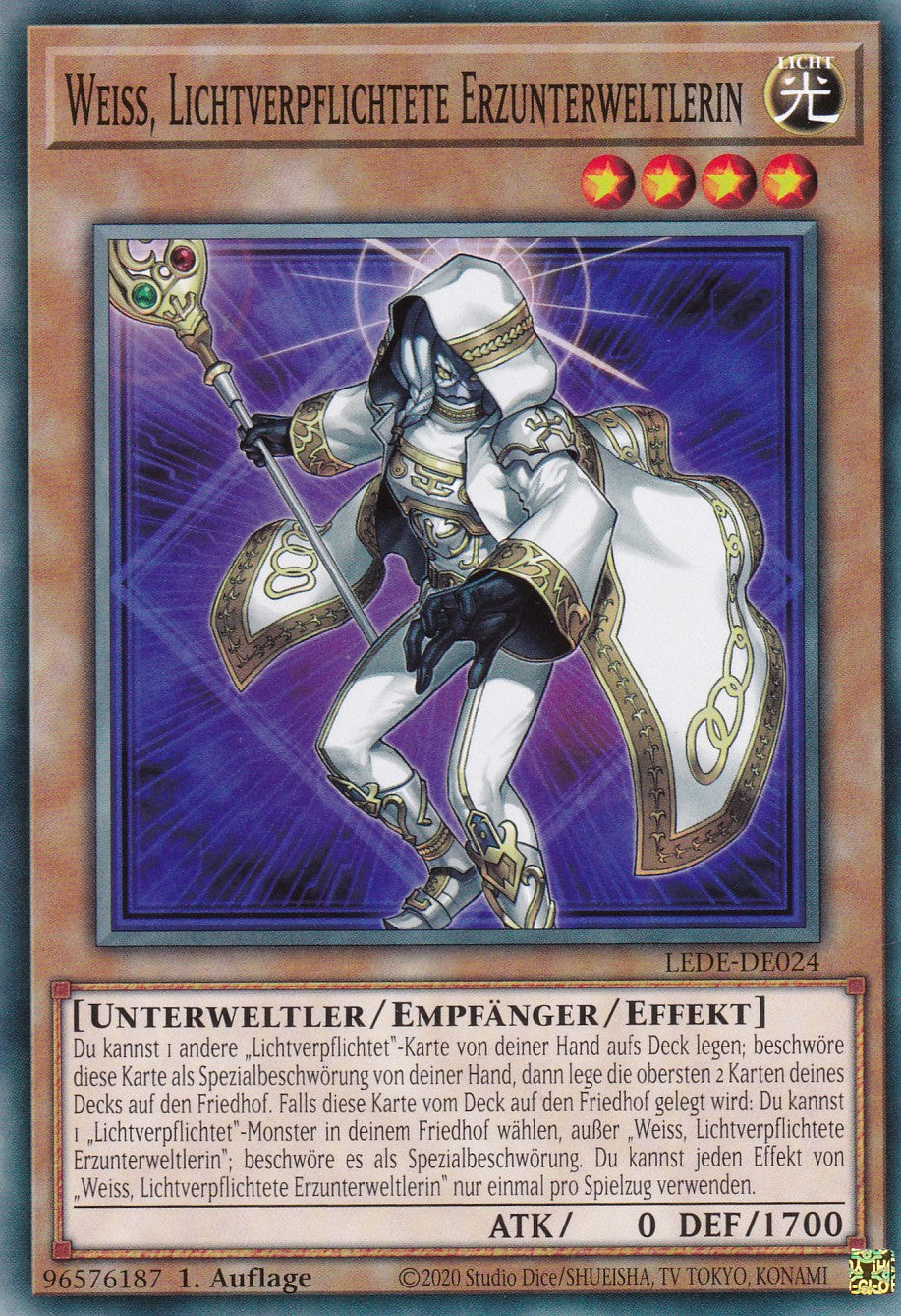 Weiss, Lichtverpflichtete Erzunterweltlerin - Common - Deutsch - 1. Auflage - LEDE-DE024 - Legacy of Destruction