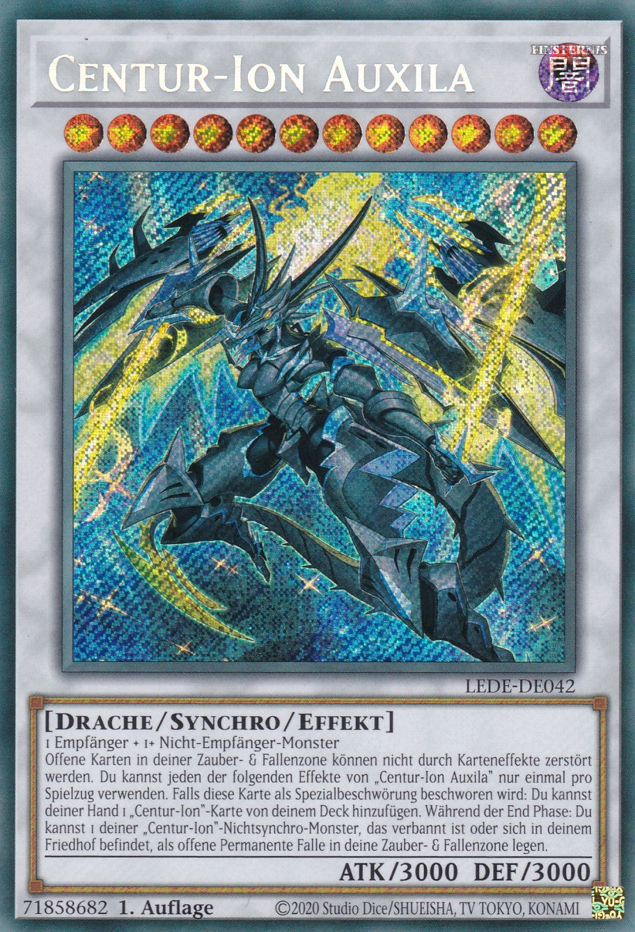 Centur-Ion Auxila - Secret Rare - Deutsch - 1. Auflage - LEDE-DE042 - Legacy of Destruction
