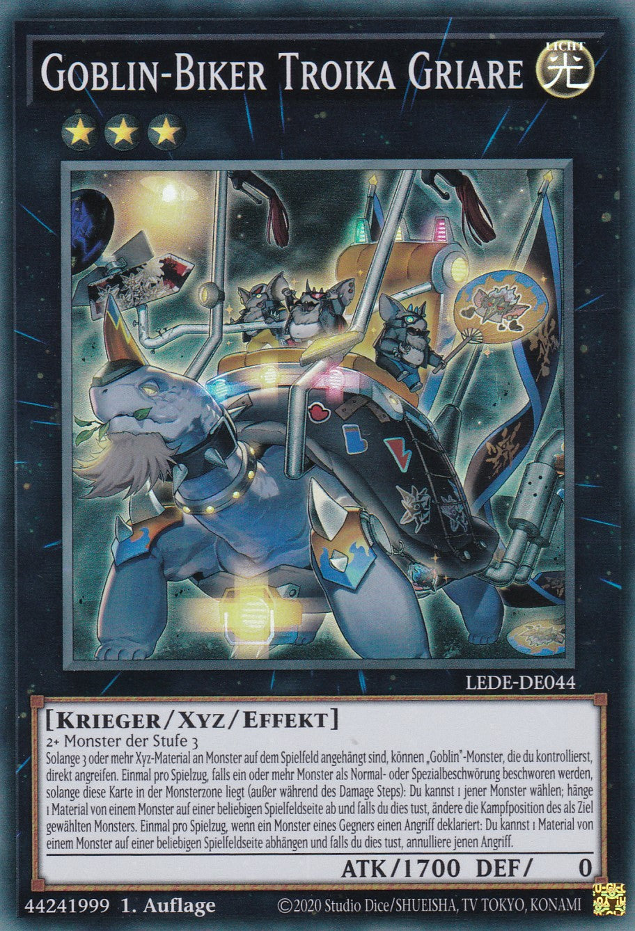 Goblin-Biker Troika Griare - Super Rare - Deutsch - 1. Auflage - LEDE-DE044 - Legacy of Destruction
