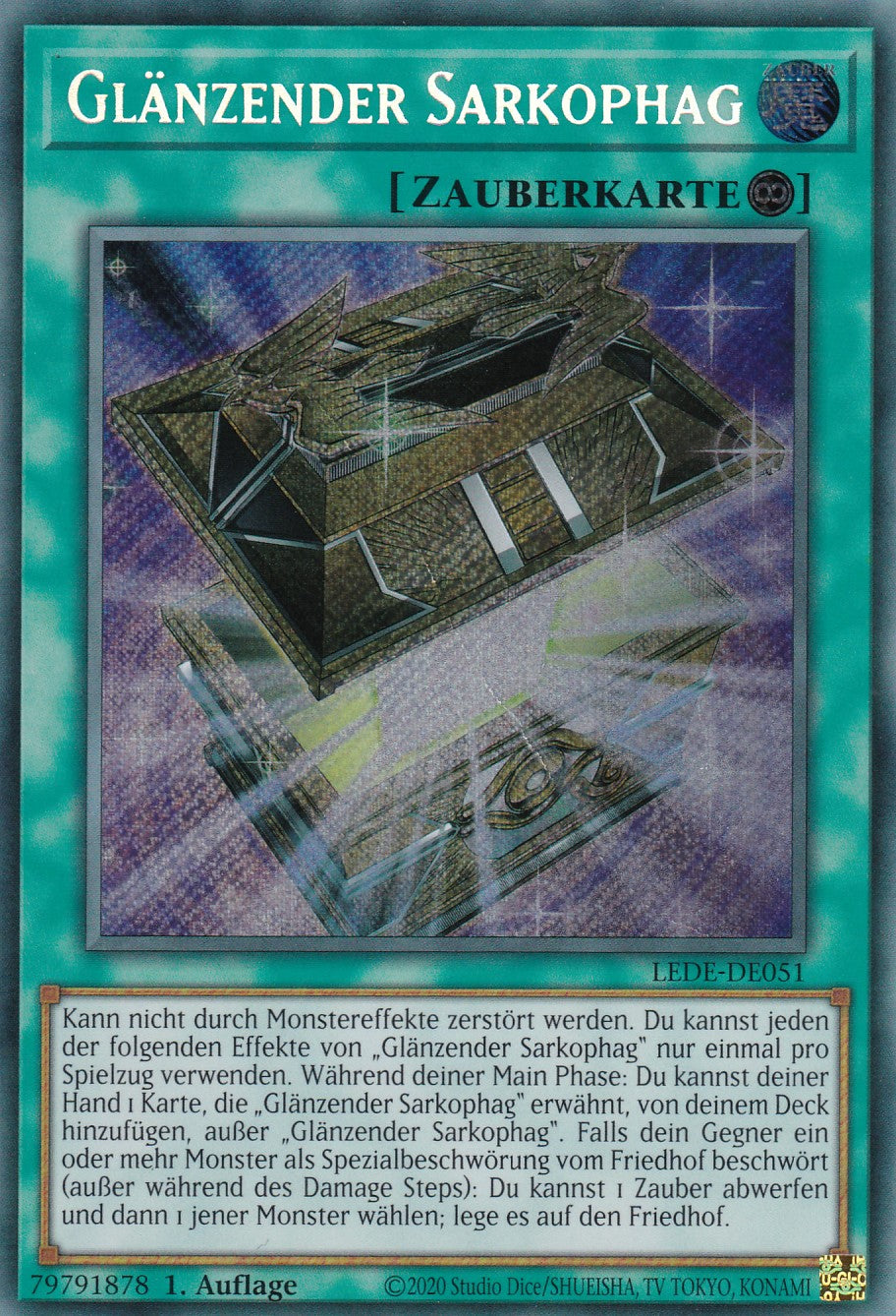 Glänzender Sarkophag - Secret Rare - Deutsch - 1. Auflage - LEDE-DE051 - Legacy of Destruction