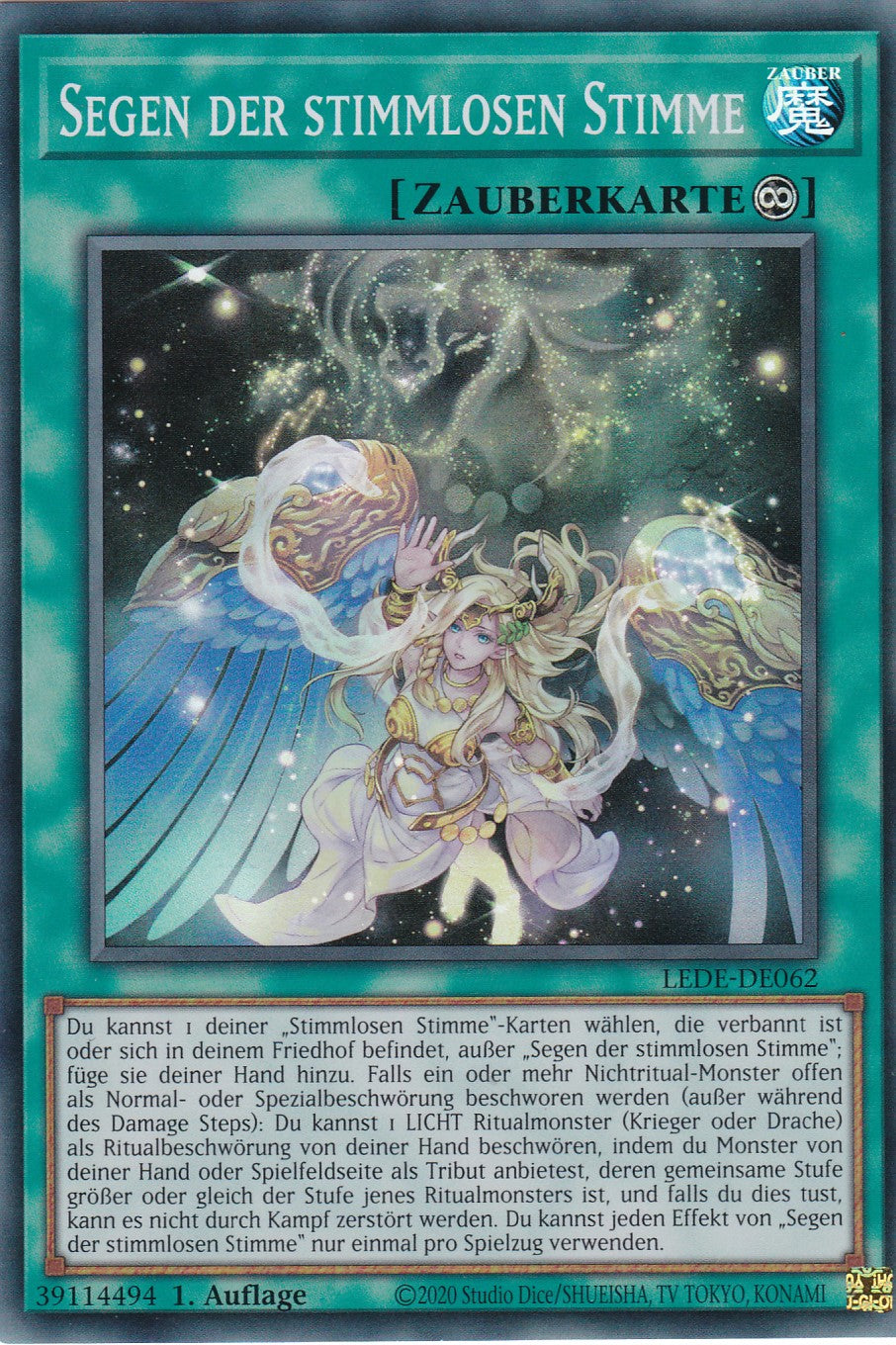 Segen der Stimmenlosen Stimme - Super Rare - Deutsch - 1. Auflage - LEDE-DE062 - Legacy of Destruction