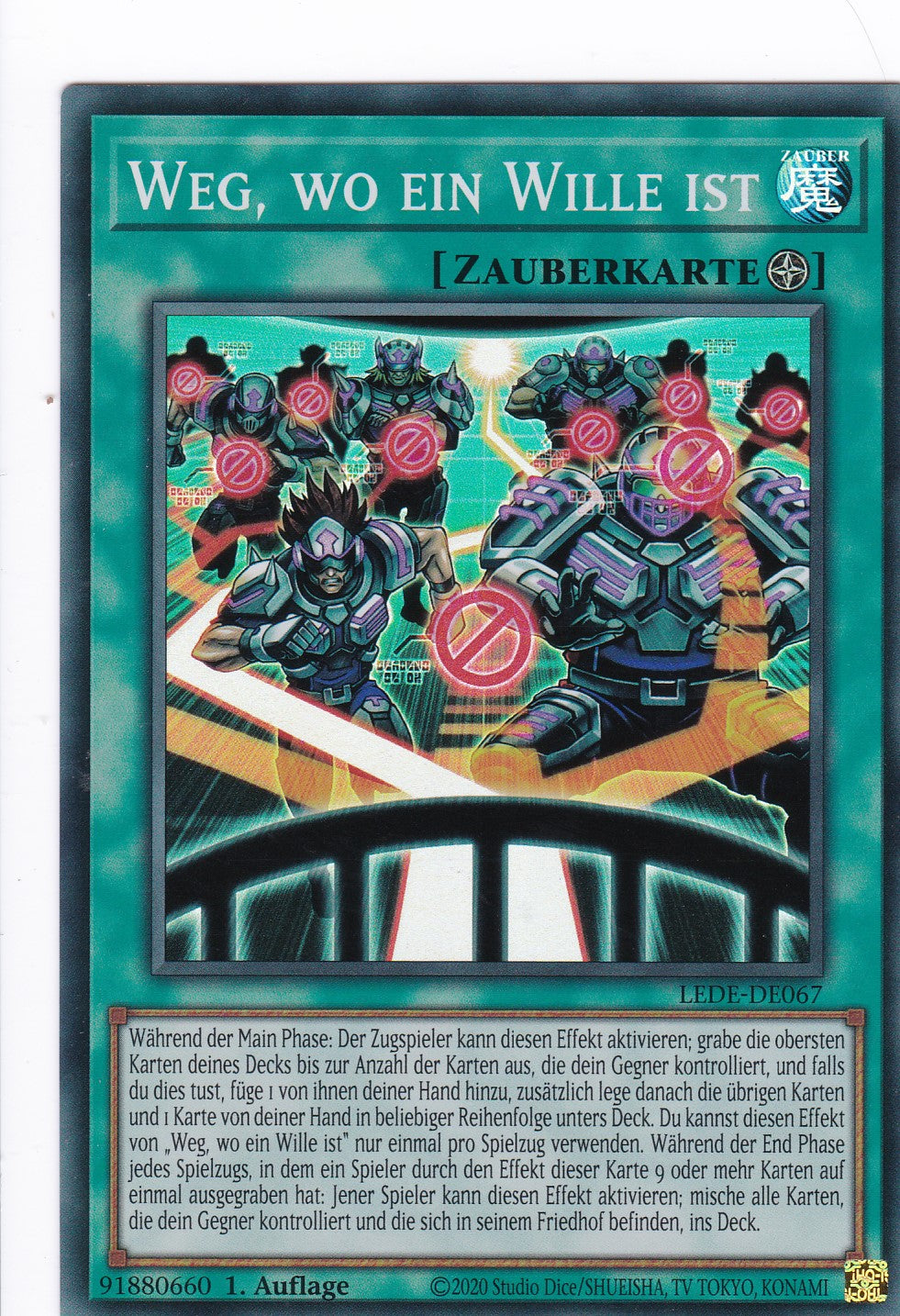 Weg, wo ein Wille ist - Super Rare - Deutsch - 1. Auflage - LEDE-DE067 - Legacy of Destruction