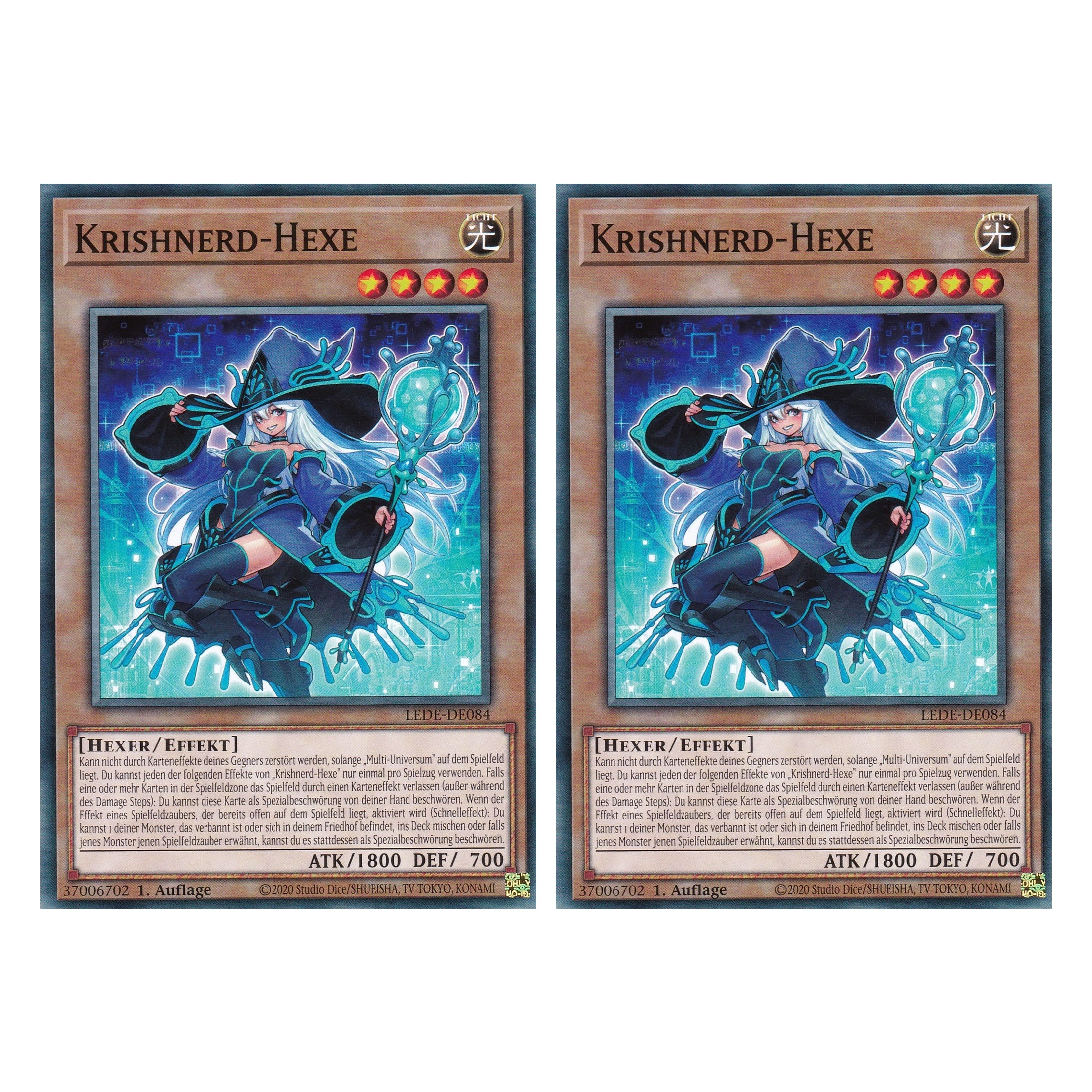 Krishnerd-Hexe - LEDE-DE084 - Common - Deutsch - 1. Auflage - Legacy of Destruction - Duo Set (2 Stück) - Yu-Gi-Oh!