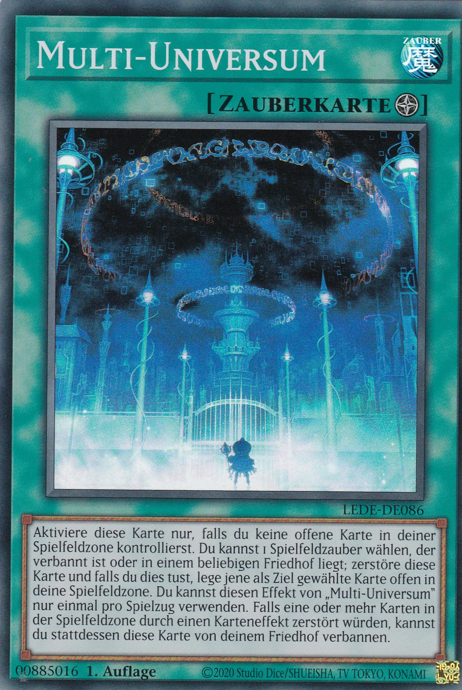 Multi-Universum - Super Rare - Deutsch - 1. Auflage - LEDE-DE086 - Legacy of Destruction