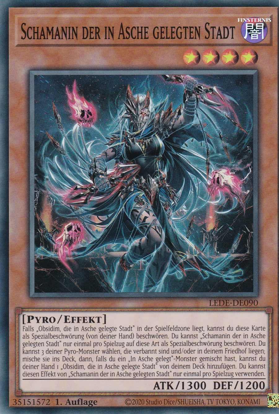 Schamanin der in Asche Gelegten Stadt - Super Rare - Deutsch - 1. Auflage - LEDE-DE090 - Legacy of Destruction