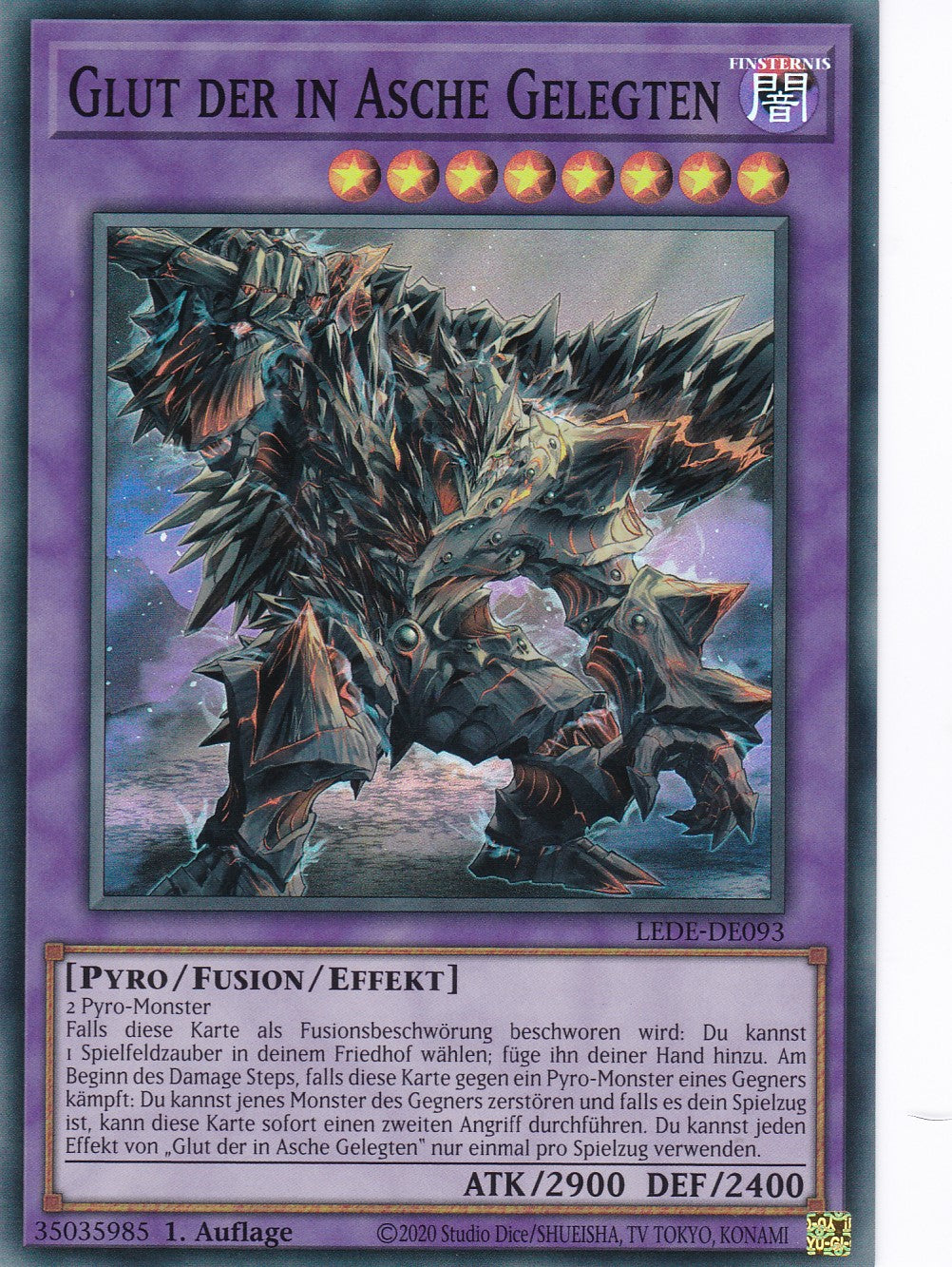 Glut der in Asche Gelegten - Super Rare - Deutsch - 1. Auflage - LEDE-DE093 - Legacy of Destruction