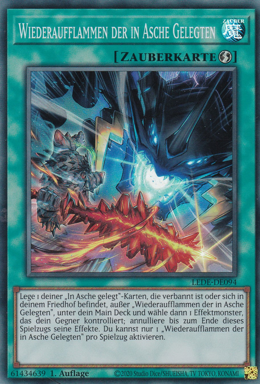 Wiederaufflammen der in Asche Gelegten - Super Rare - Deutsch - 1. Auflage - LEDE-DE094 - Legacy of Destruction