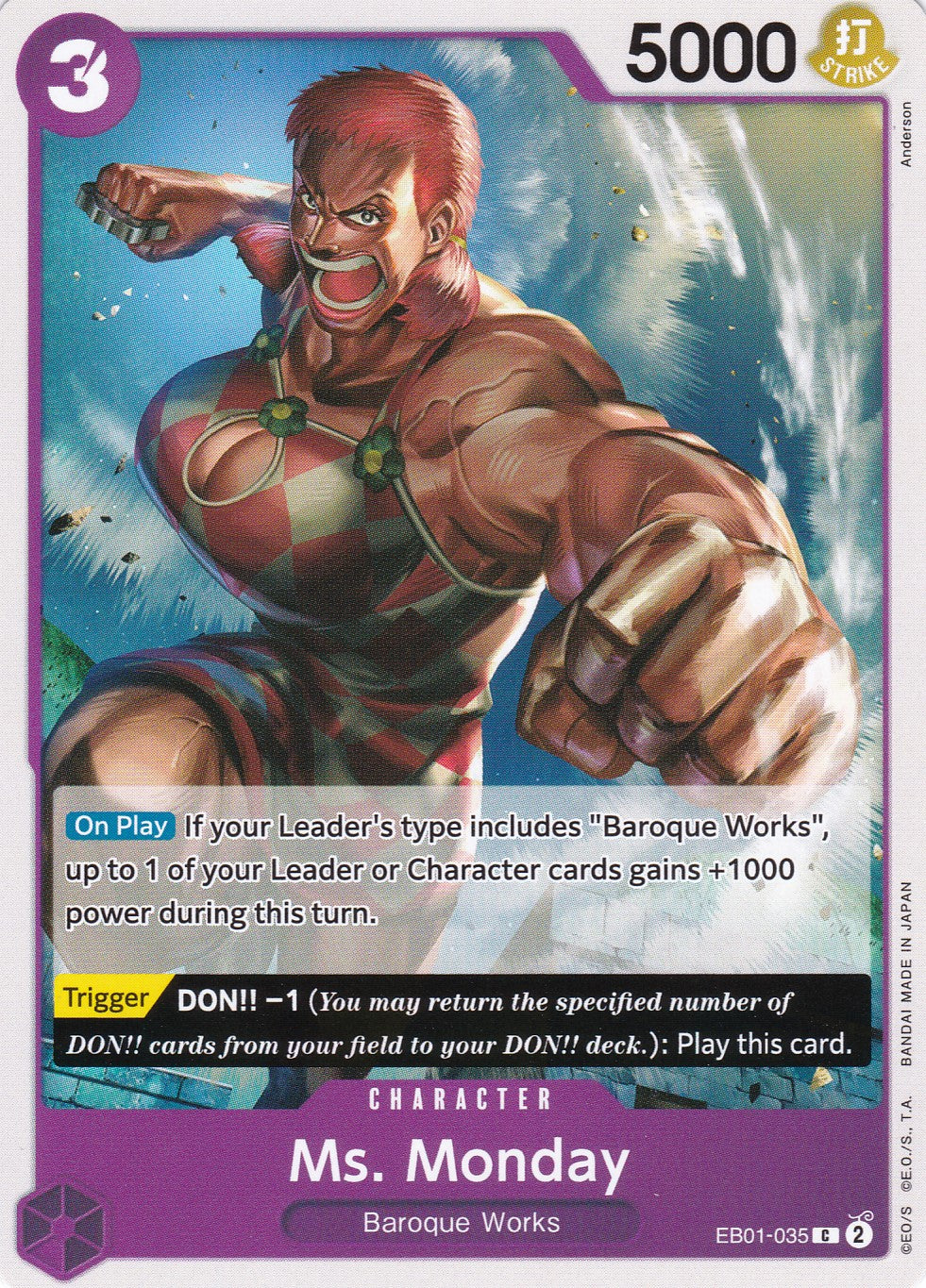 Ms. Monday (EB01-035) - Common - Memorial Collection