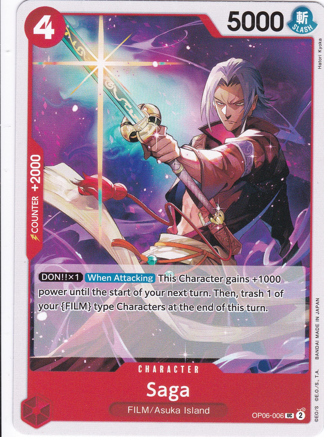 Saga (OP06-006) - Uncommon - Wings of the Captain