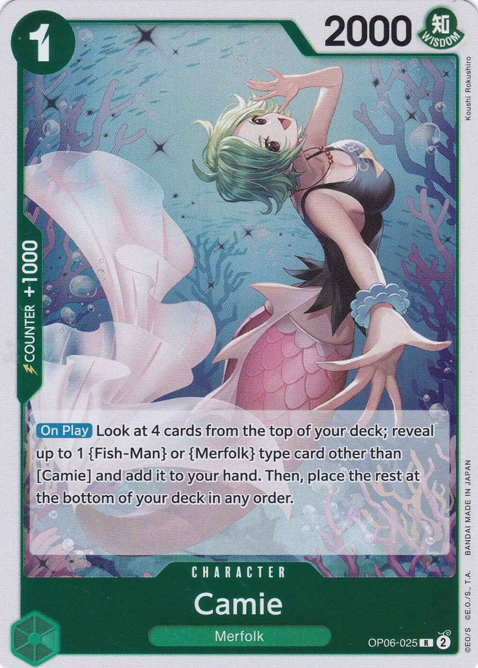 Camie (OP06-025) (V.1) - Rare - Wings of the Captain